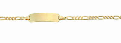 Adelia´s Goldarmband 333 Gold Figaro Armband 14 cm, 333 Gold Goldschmuck für Damen