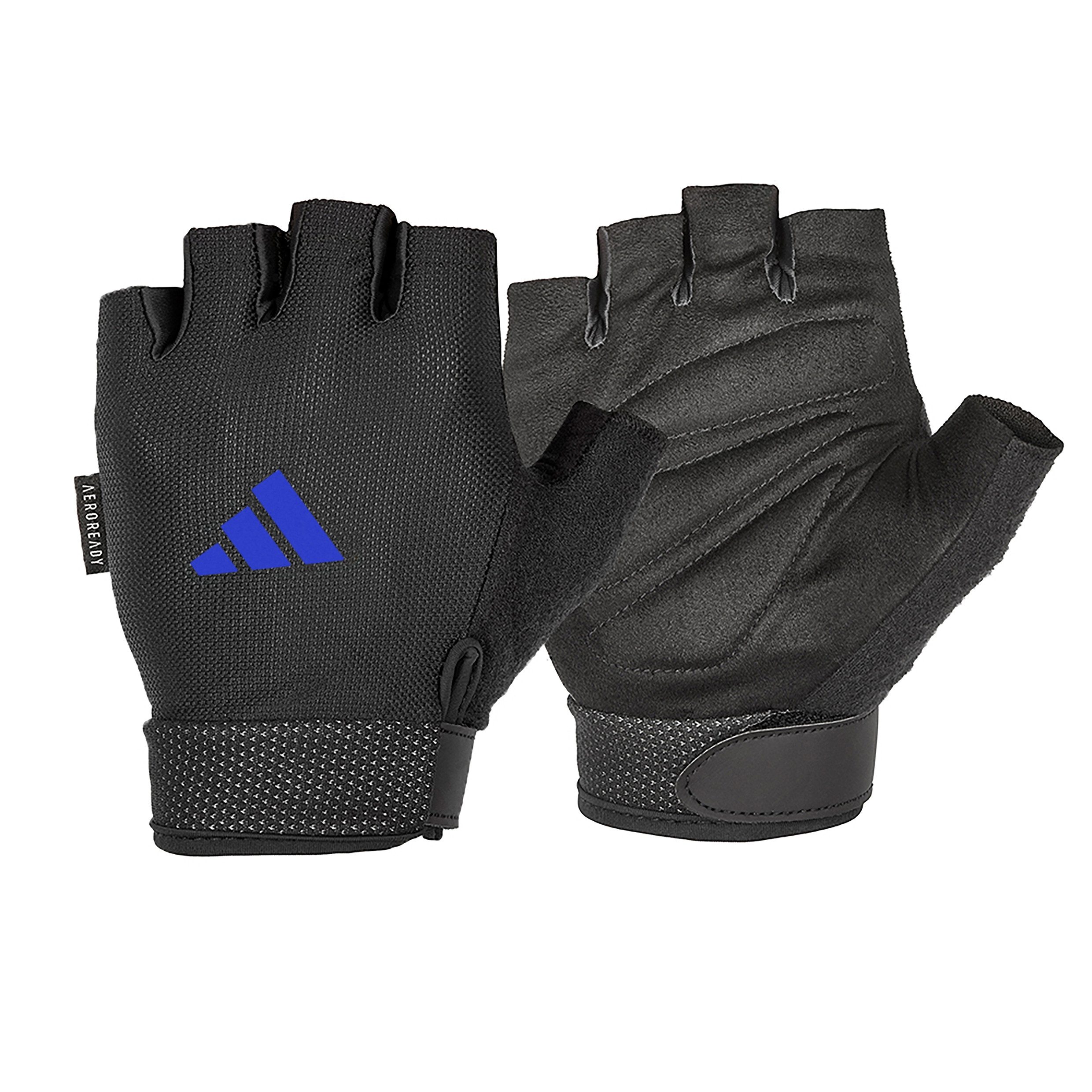 adidas Performance Trainingshandschuhe Essential Adjustable Gloves - Blau/M Mit Aeroready-Kühltechnologie