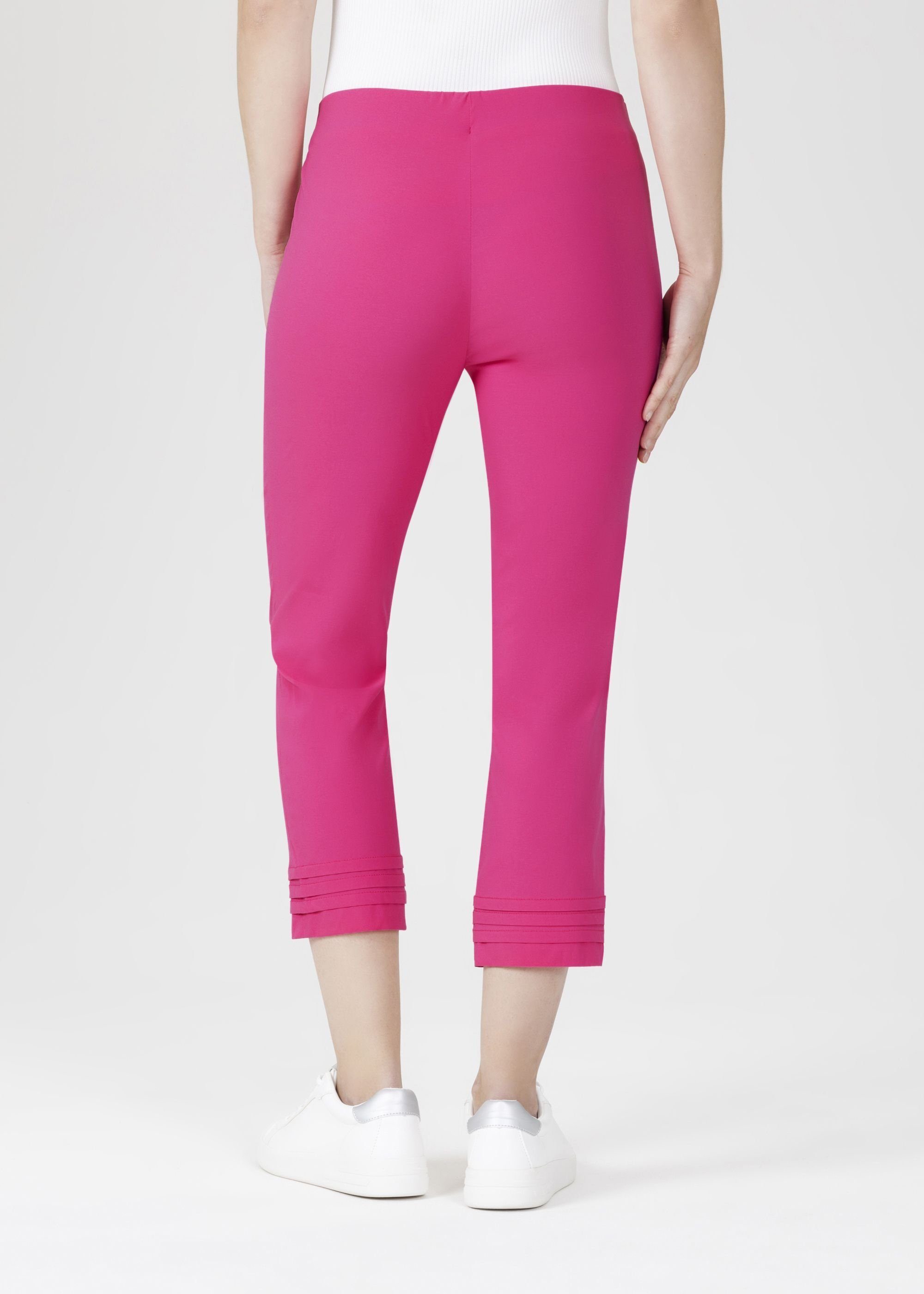 mit Ina Stehmann Faltendetails fuxia fluo Stoffhose