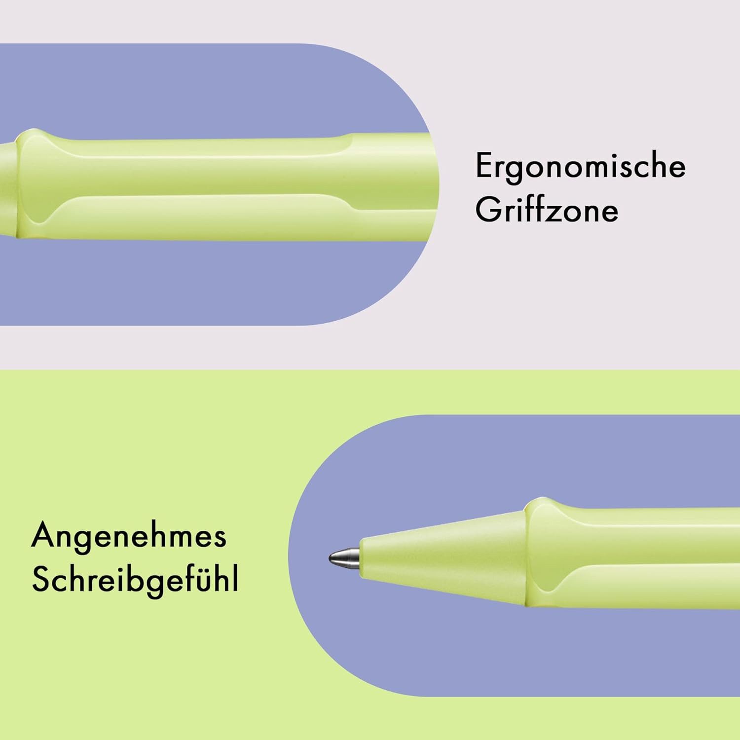 LAMY Kugelschreiber LAMY Safari Kugelschreiber 2D0 Frühlingsgrün Stärke M M16 Schreibfarbe