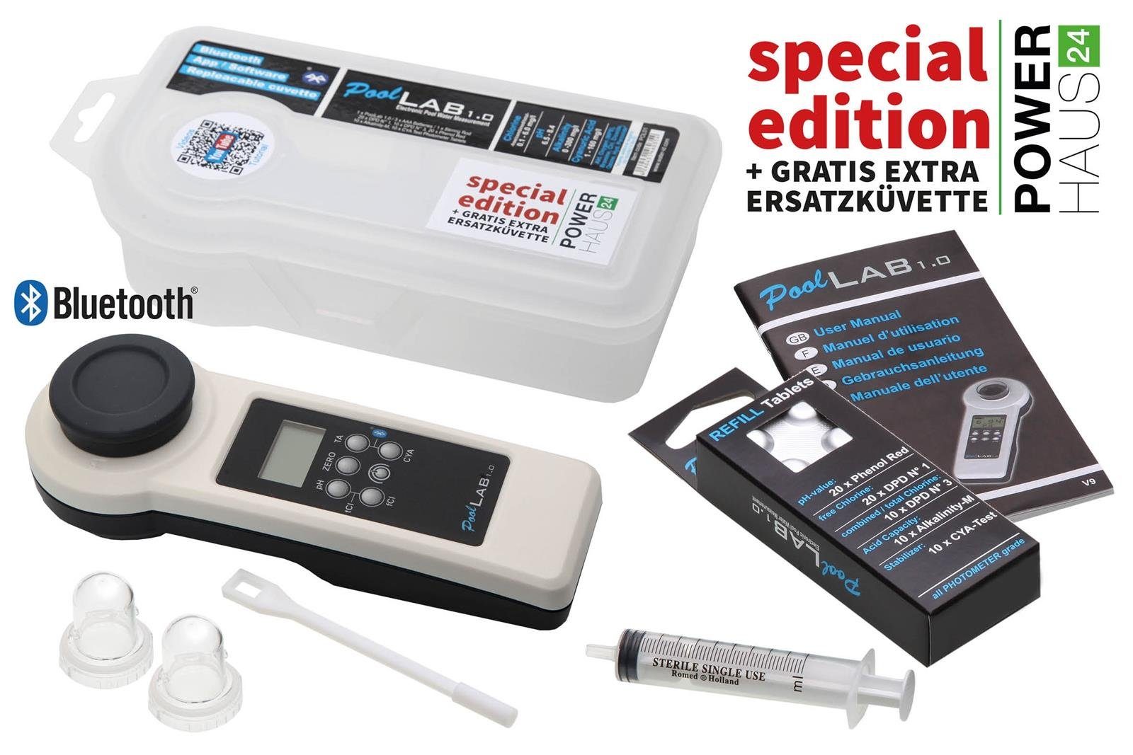 Keksdose POWERHAUS24 PoolLAB 1.0 Special Edition 13 in 1, Metal