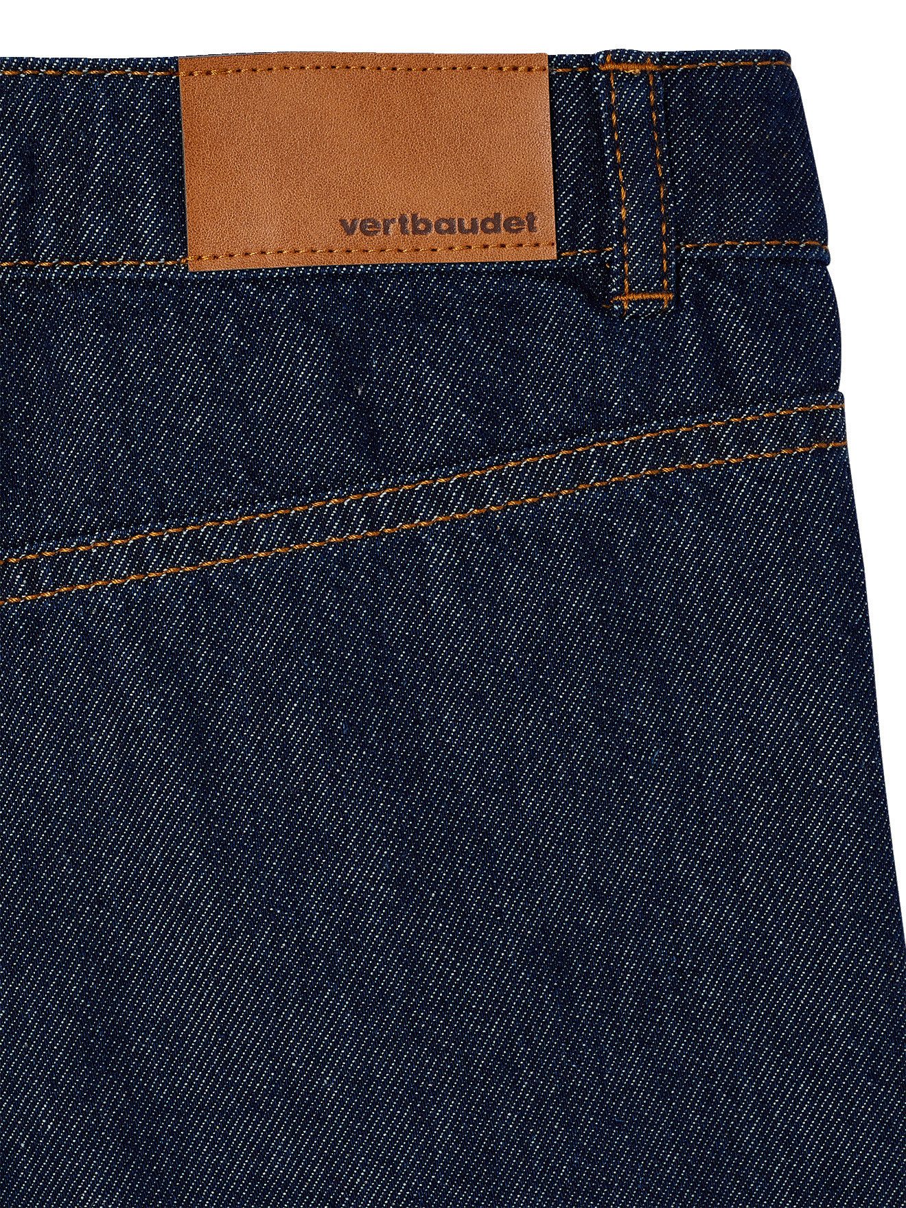 vertbaudet Weite Jeans Weite Jeans Mädchen mit Herztaschen Bundweite verstellbar – Bild 5 von 5