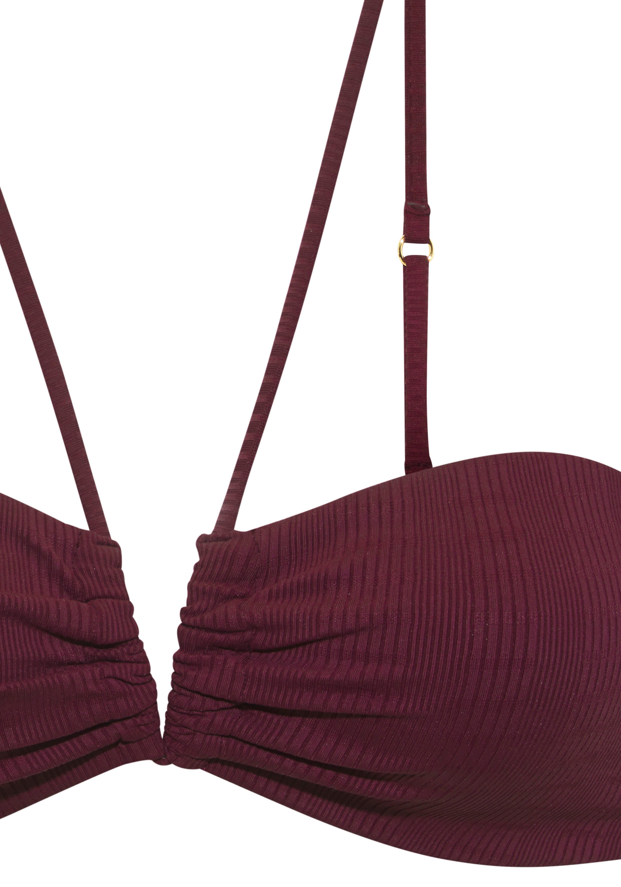 Copenhagen Studios Bandeau-Bikini-Top Nela, mit V-förmigem günstig online kaufen