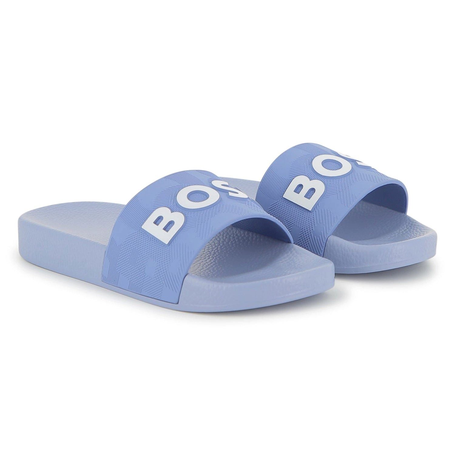Boss Kidswear BOSS Kids Slides „Signierte Folien“ – Lavendel Badeschuh