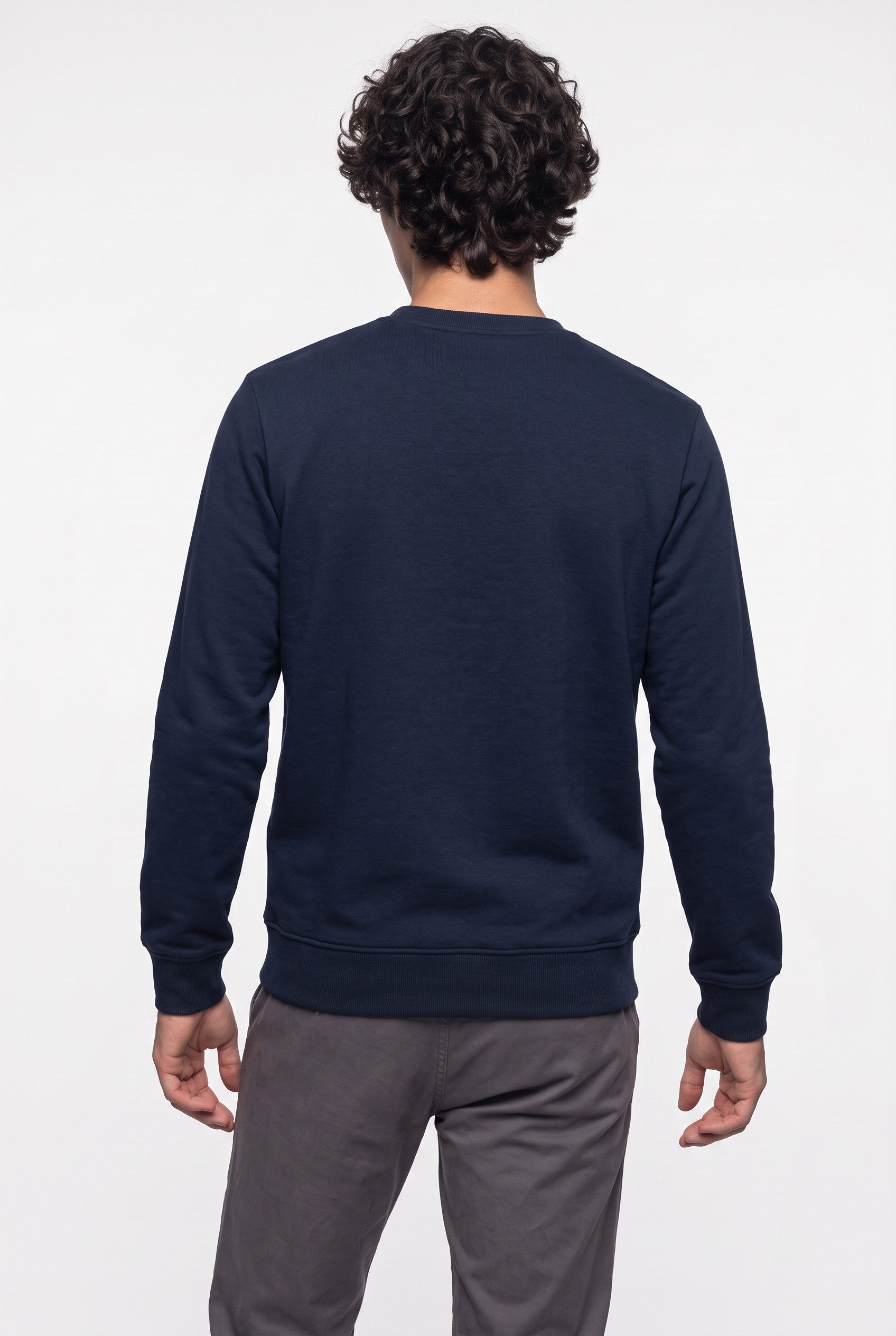 Jack & Jones Sweatshirt JJBENSON SWEAT CREW NECK Materialmix, regular fit – Bild 3 von 5