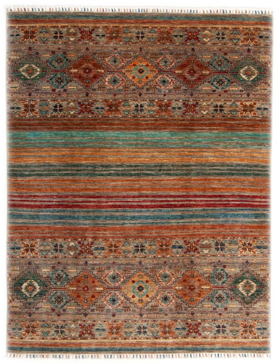 Orientteppich Arijana Shaal 149x186 Handgeknüpfter Orientteppich, Nain Trading, rechteckig, Höhe: 5 mm
