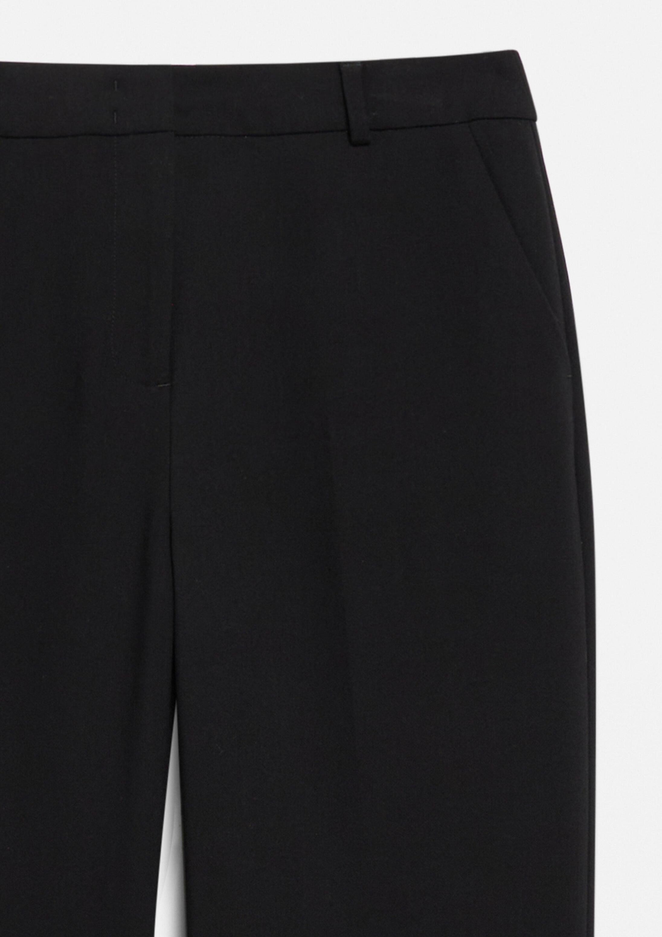 comma 7/8-Hose Hose Straight Leg-Hose aus Viskosemix