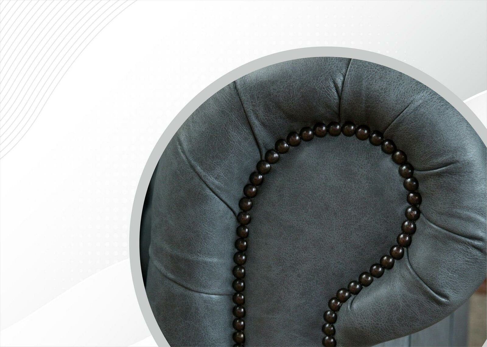Chesterfield Wohnzimmermöbel Europe Luxus Neu, Design JVmoebel Chesterfield-Sofa Zweisitzer in Made
