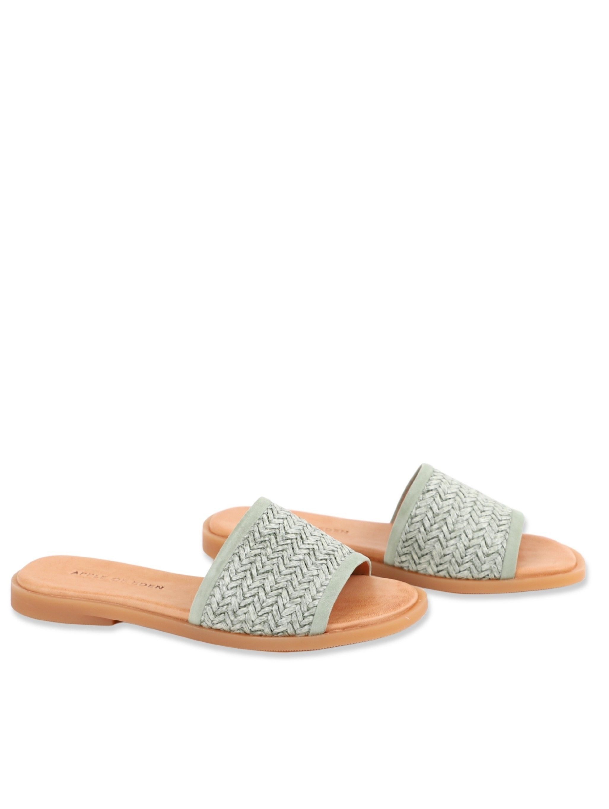 Apple of Eden ARIANA 96 - flach, bequem, Sommer-Sandalen Schlappen