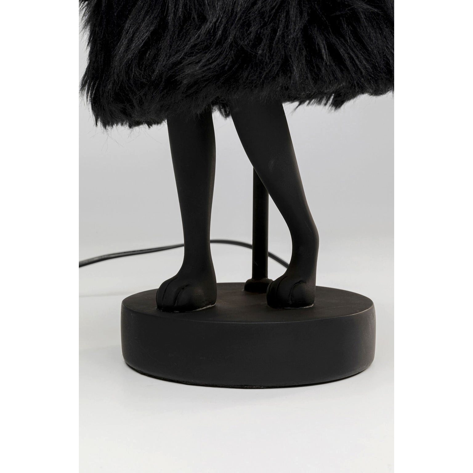 Kare Design Tischleuchte Animal Rabbit Fur, Ein-/Ausschalter, ohne Leuchtmittel, Fell-Optik