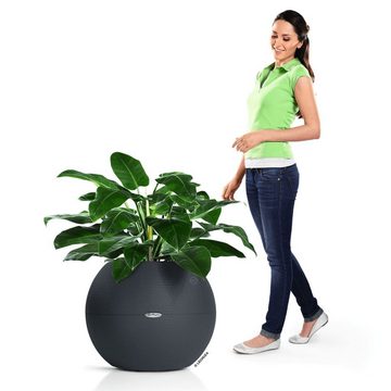 Lechuza® Blumentopf Pflanzgefäß PURO Color 50 ALL-IN-ONE Ø 50 cm Schiefergrau (1 St)