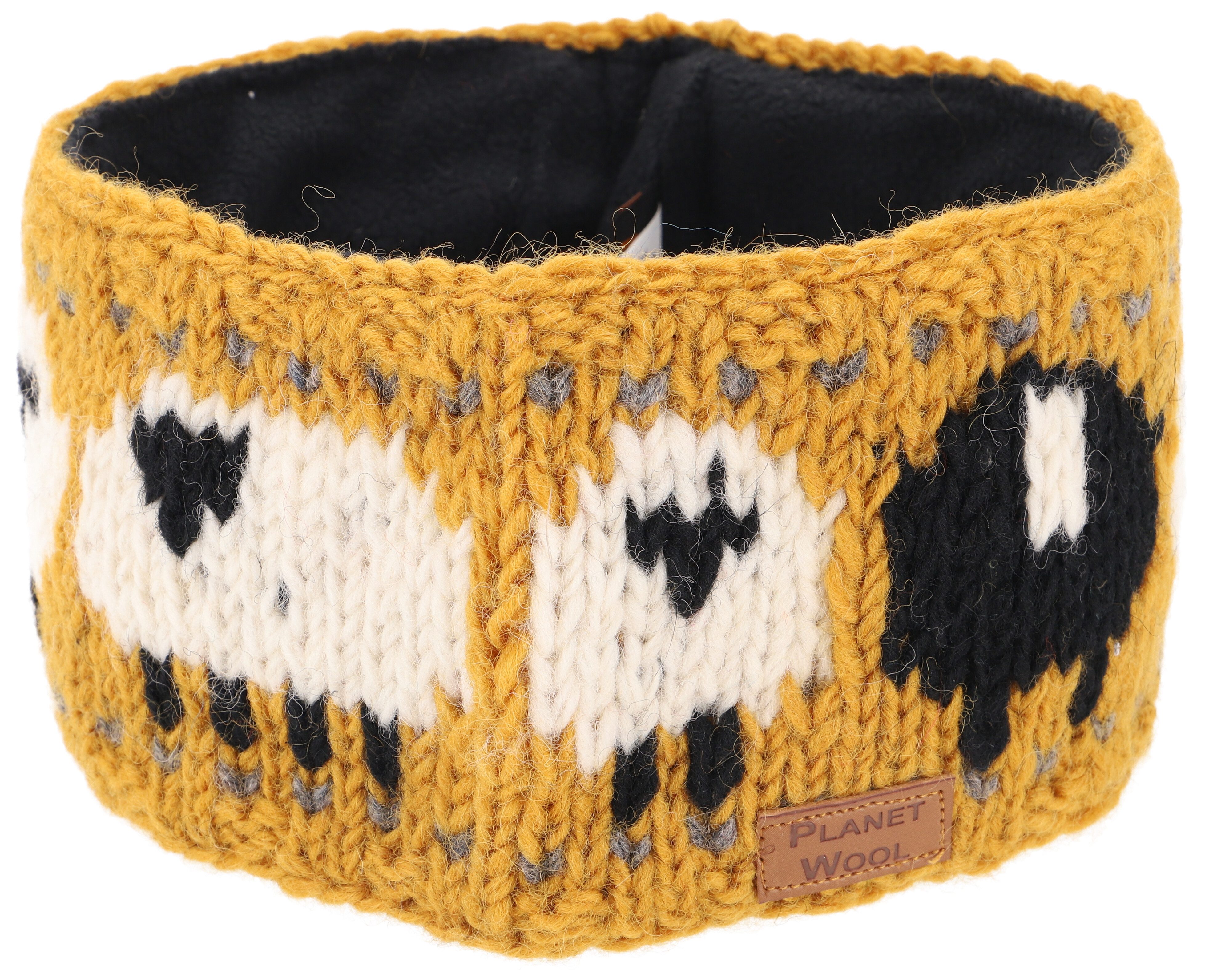 Guru-Shop Stirnband Woll-Strick-Stirnband, gestrickter Ohrenwärmer.. günstig online kaufen