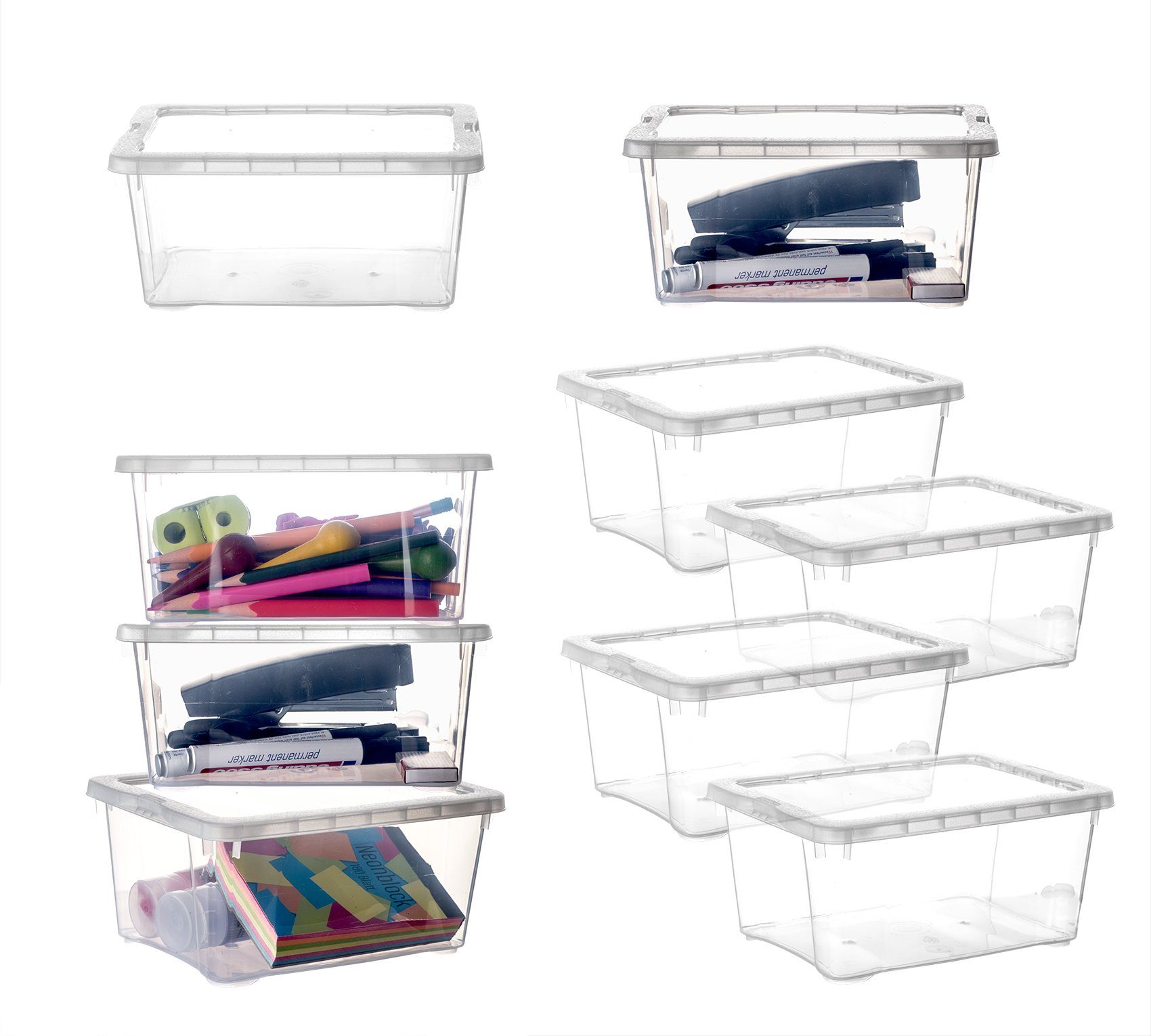 BigDean Aufbewahrungsbox Aufbewahrungsboxen mit Deckel 1,7L günstig online kaufen