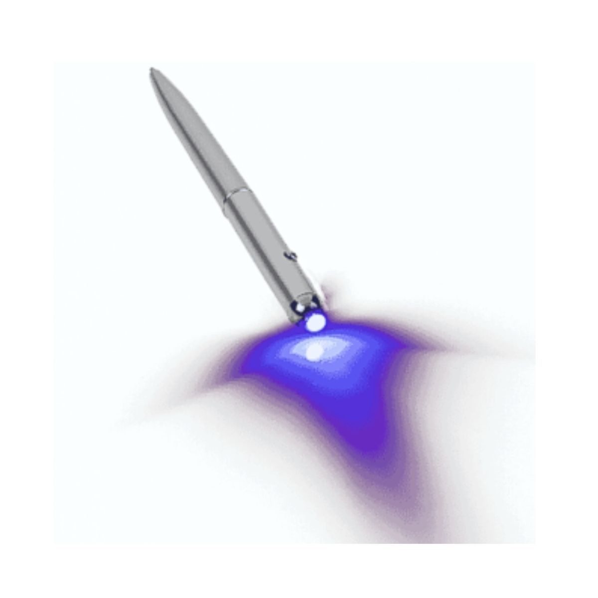 Out of the Blue Kugelschreiber Geheimstift mit unsichtbarer Tinte & UV Licht Geheimschrift 1Stk., (1-tlg), mit Clip