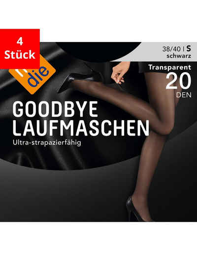 Nur Die Feinstrumpfhose »Goodbye Laufmaschen - Im 4-Pack«