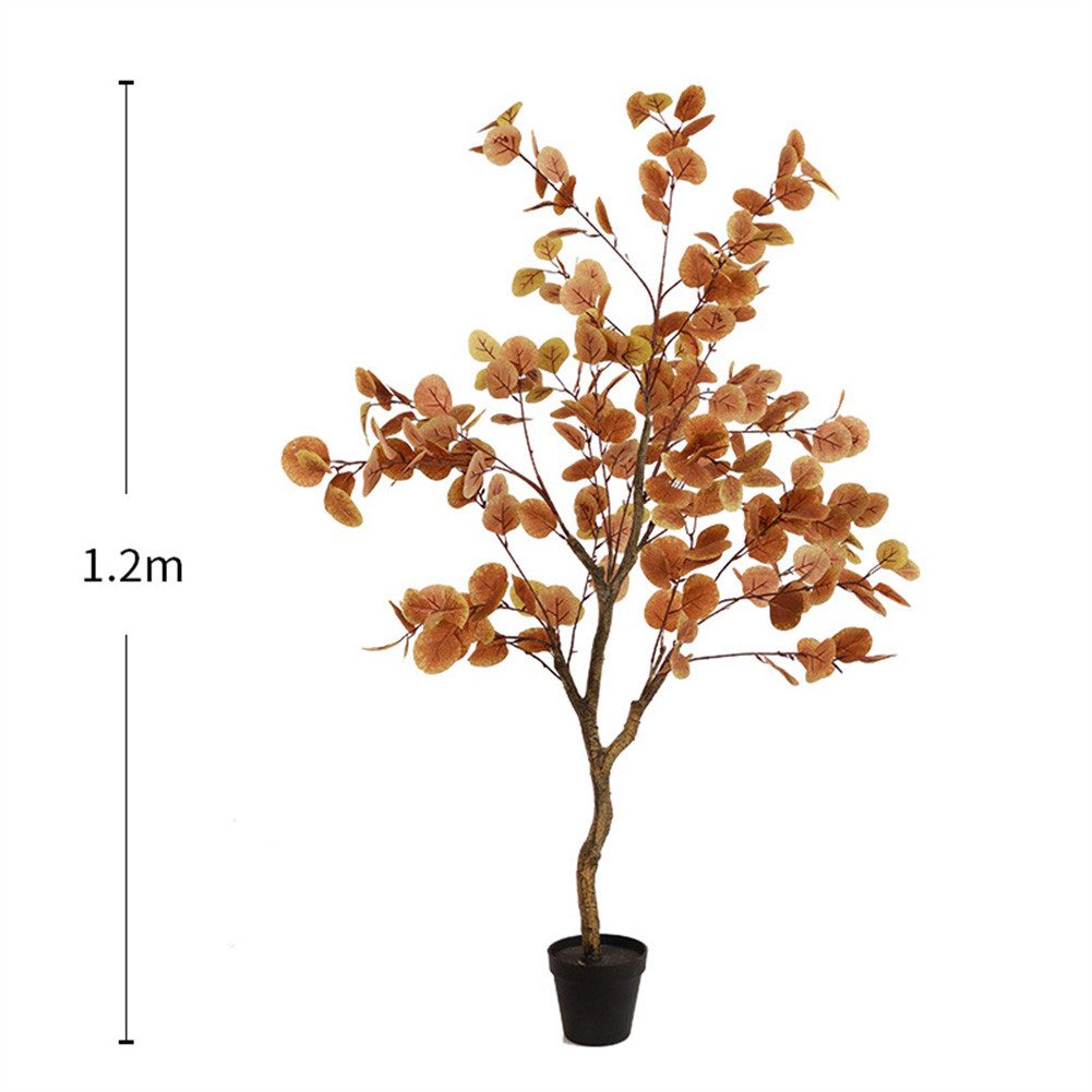 Künstliche Zimmerpflanze 90/120CM Künstlicher Herbst Eukalyptusbaum günstig online kaufen