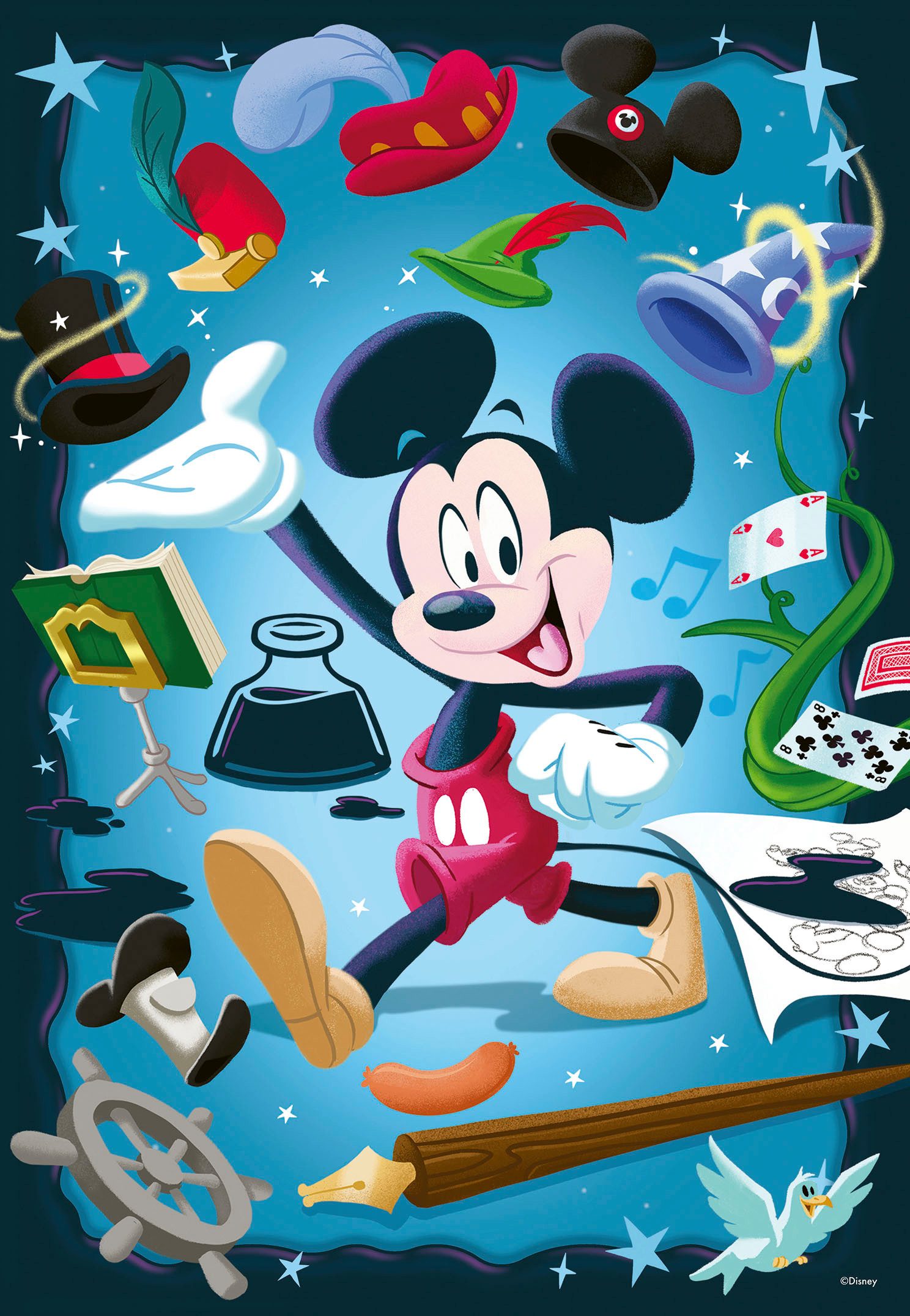 Ravensburger Puzzle Disney Classics, Mickey, 300 Puzzleteile, Made in Europe