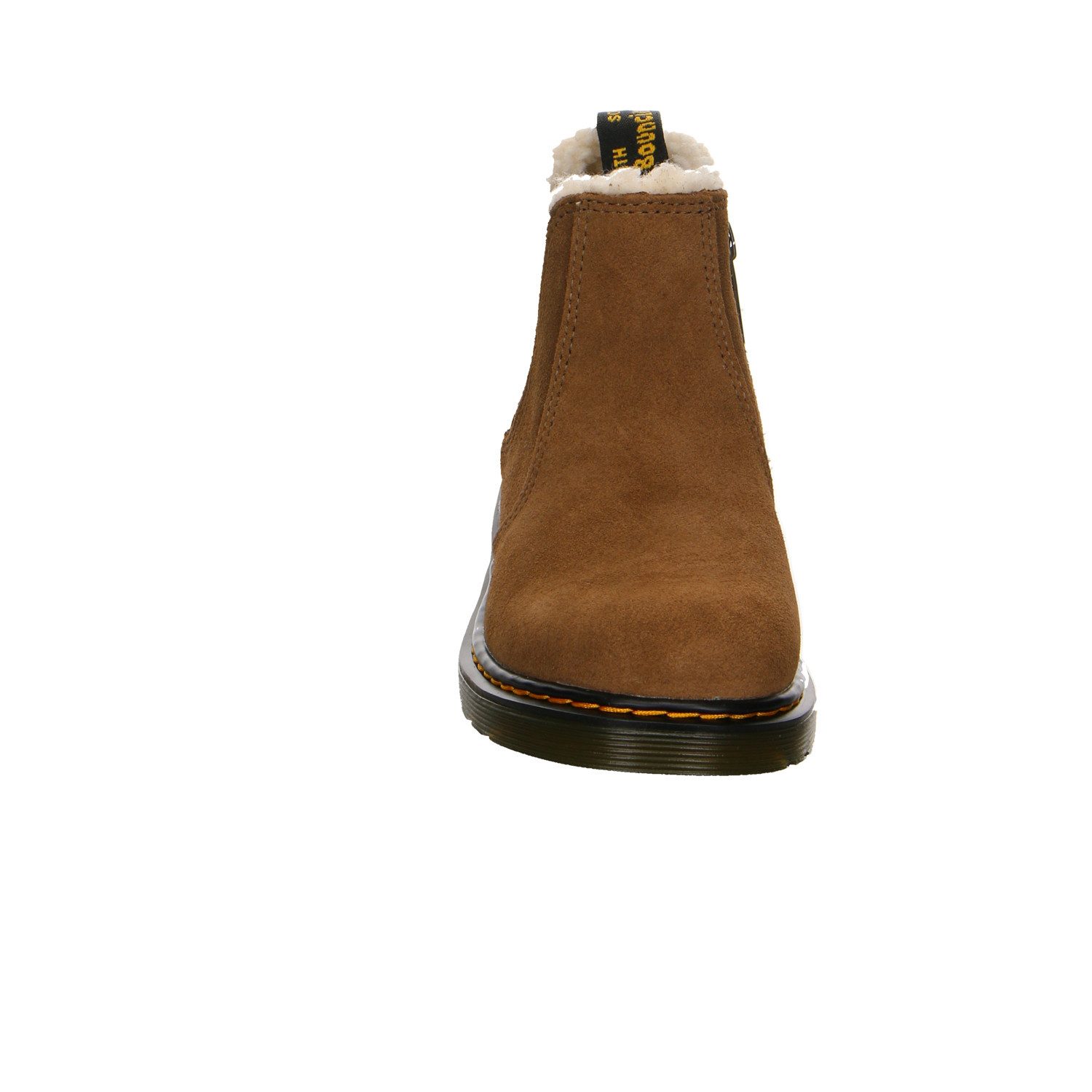 DR. MARTENS Dr. Martens 2976 Velour Klettstiefel Winter Junge braun Winterstiefelette