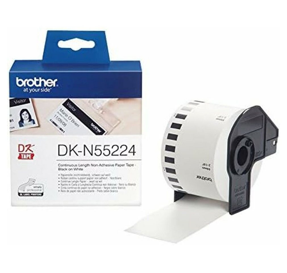 Thumbnail - Brother Drucker- und Kopierpapier Endlospapierrolle DK-N55224 weiß (54mm)