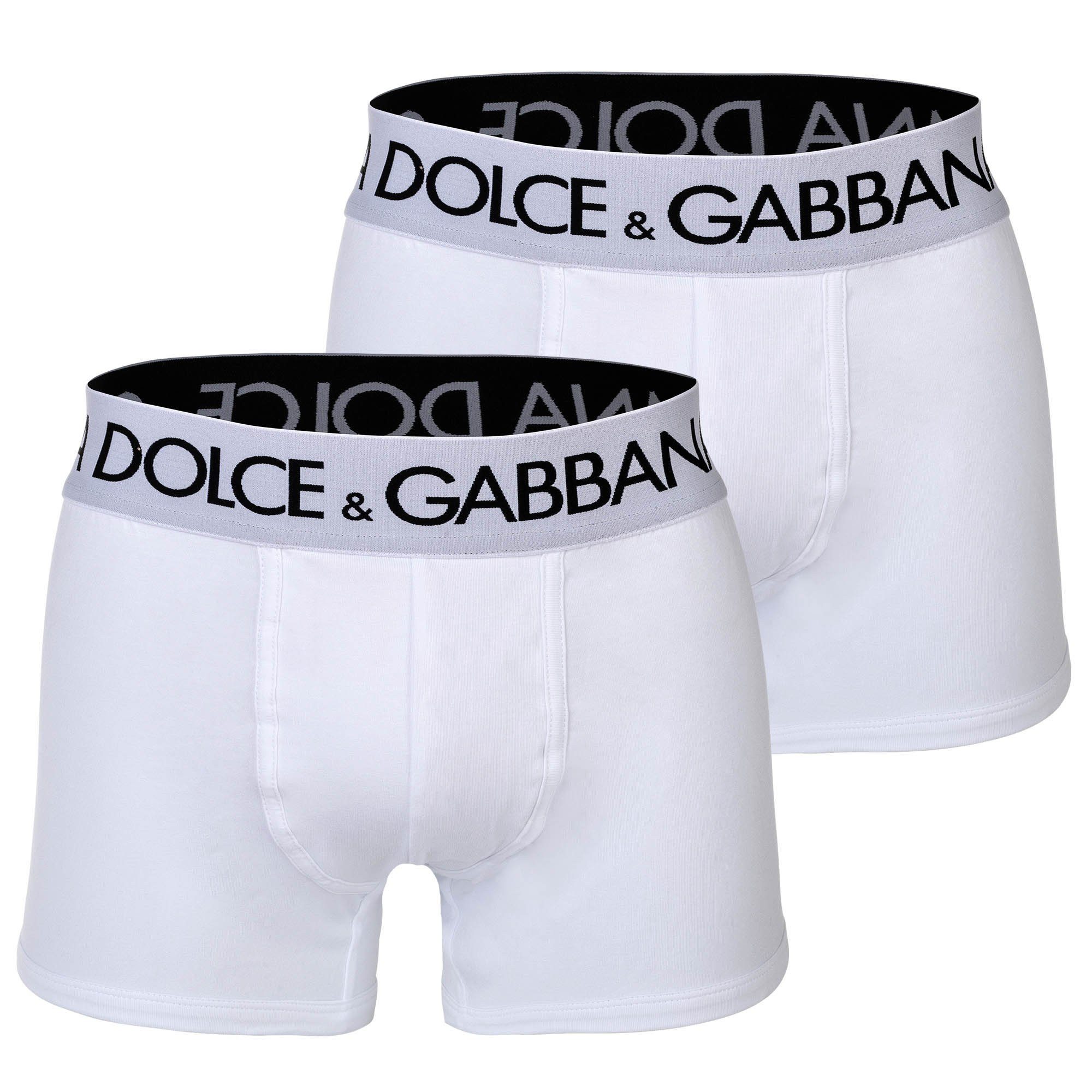DOLCE & GABBANA Boxer Herren Boxershort 2er Pack Baumwolle Regular Boxer (P günstig online kaufen
