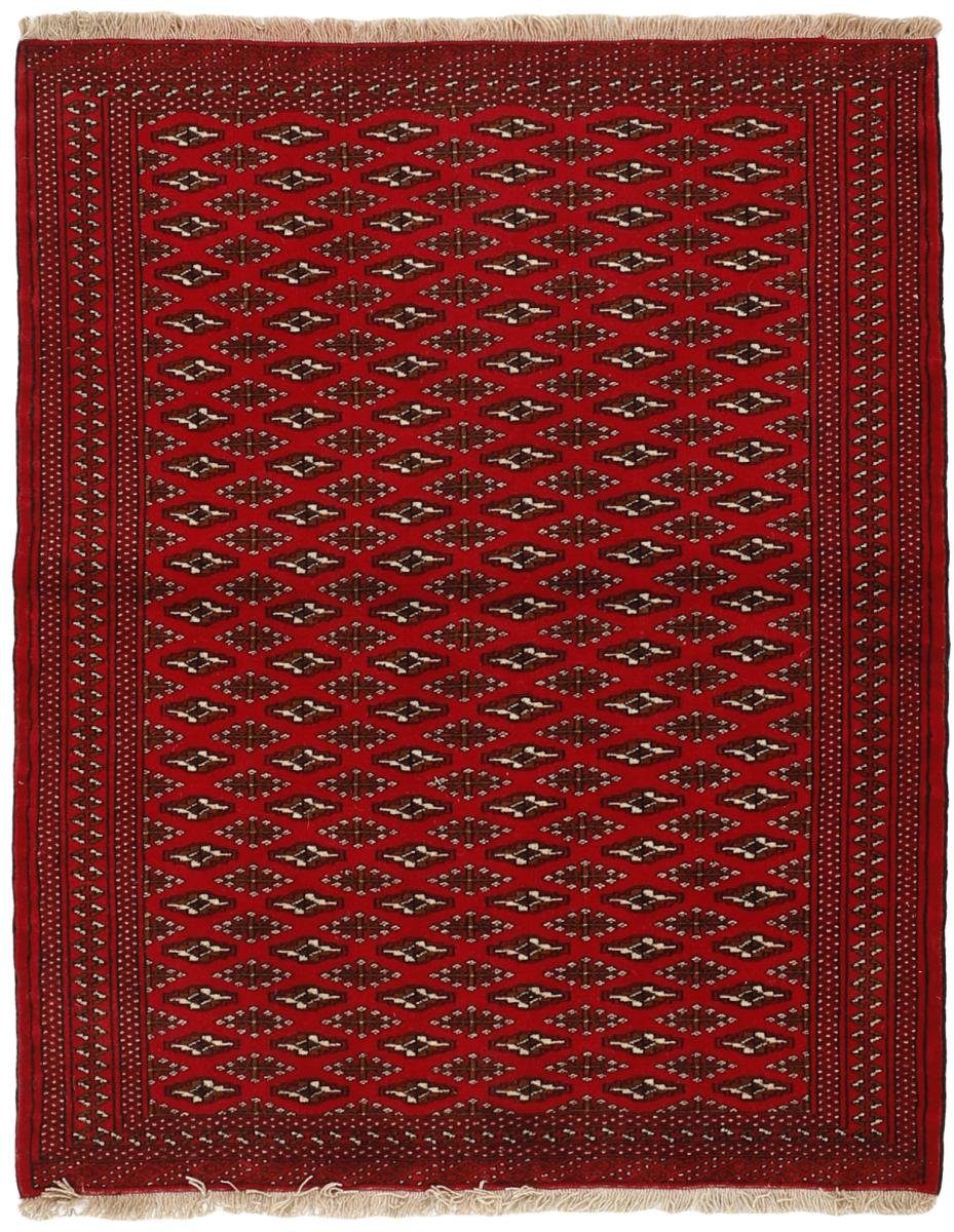 Orientteppich Turkaman 111x150 Handgeknüpfter Orientteppich / Perserteppich, Nain Trading, rechteckig, Höhe: 6 mm