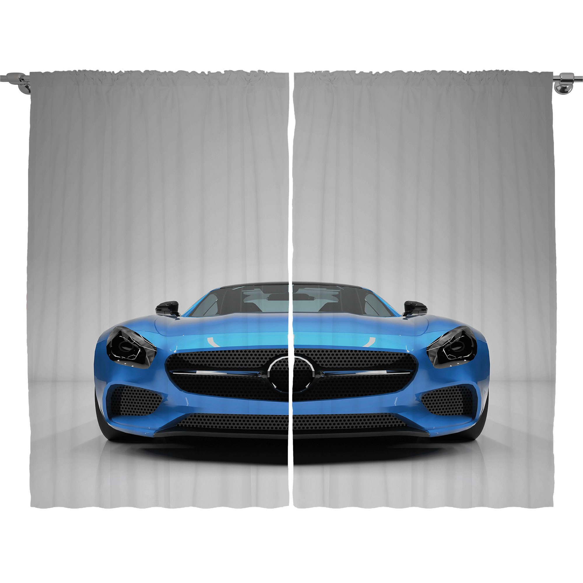 Abakuhaus Gardine Schlafzimmer Kräuselband Vorhang mit Schlaufen und Haken, günstig online kaufen