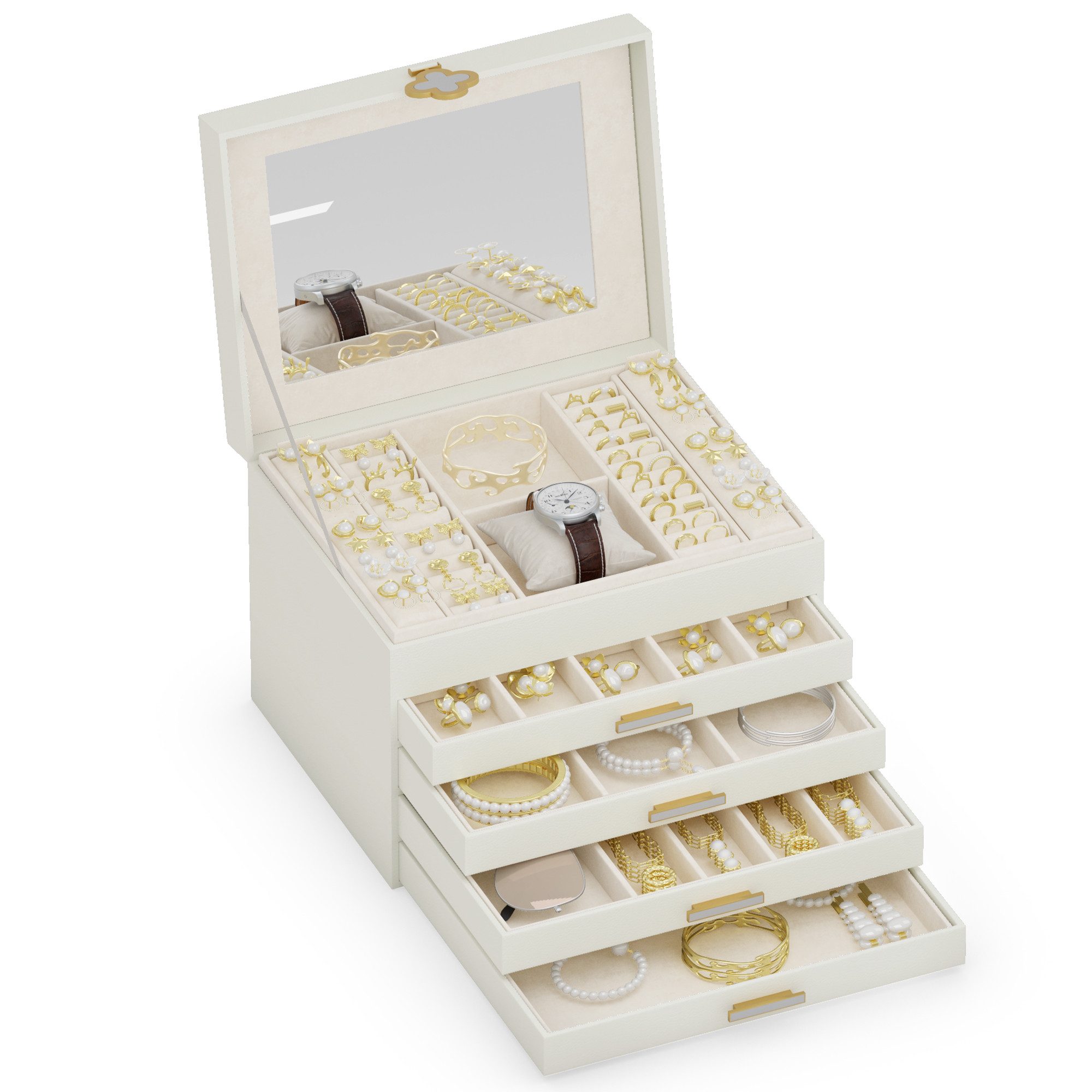 AdelDream(BTWX8GZZ) Schmuckkasten ADEL DREAM 5-stöckige Schmuckkästchen mit günstig online kaufen