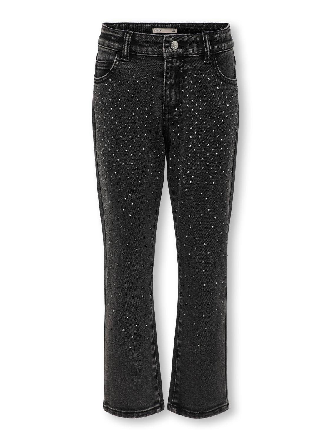 ONLY Bequeme Jeans KOGEMILY ST RHINESTONE DNM