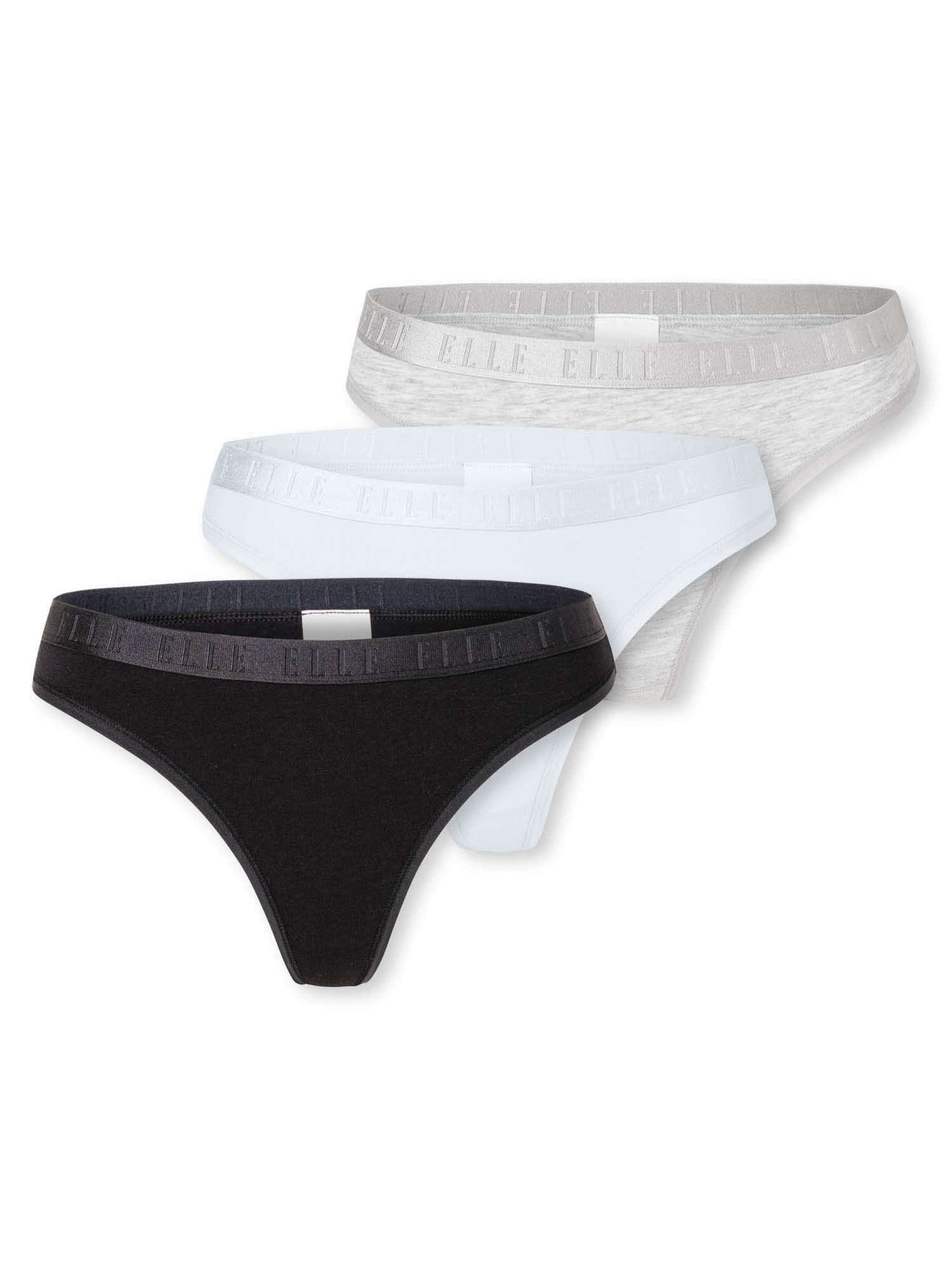Elle Tanga Thong - ELLE SUPER SOFT (3-St) unterhose unterwäsche tanga