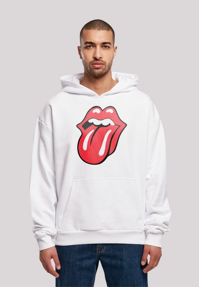 F4NT4STIC Kapuzenpullover The Rolling Stones Zunge Rot Print, Offiziell  lizenzierter The Rolling Stones Hoodie