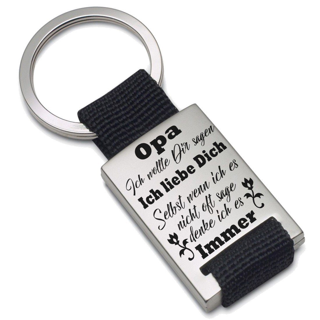 Lieblingsmensch Schlüsselanhänger Ich wollte Dir sagen - Opa - ein tolles G günstig online kaufen