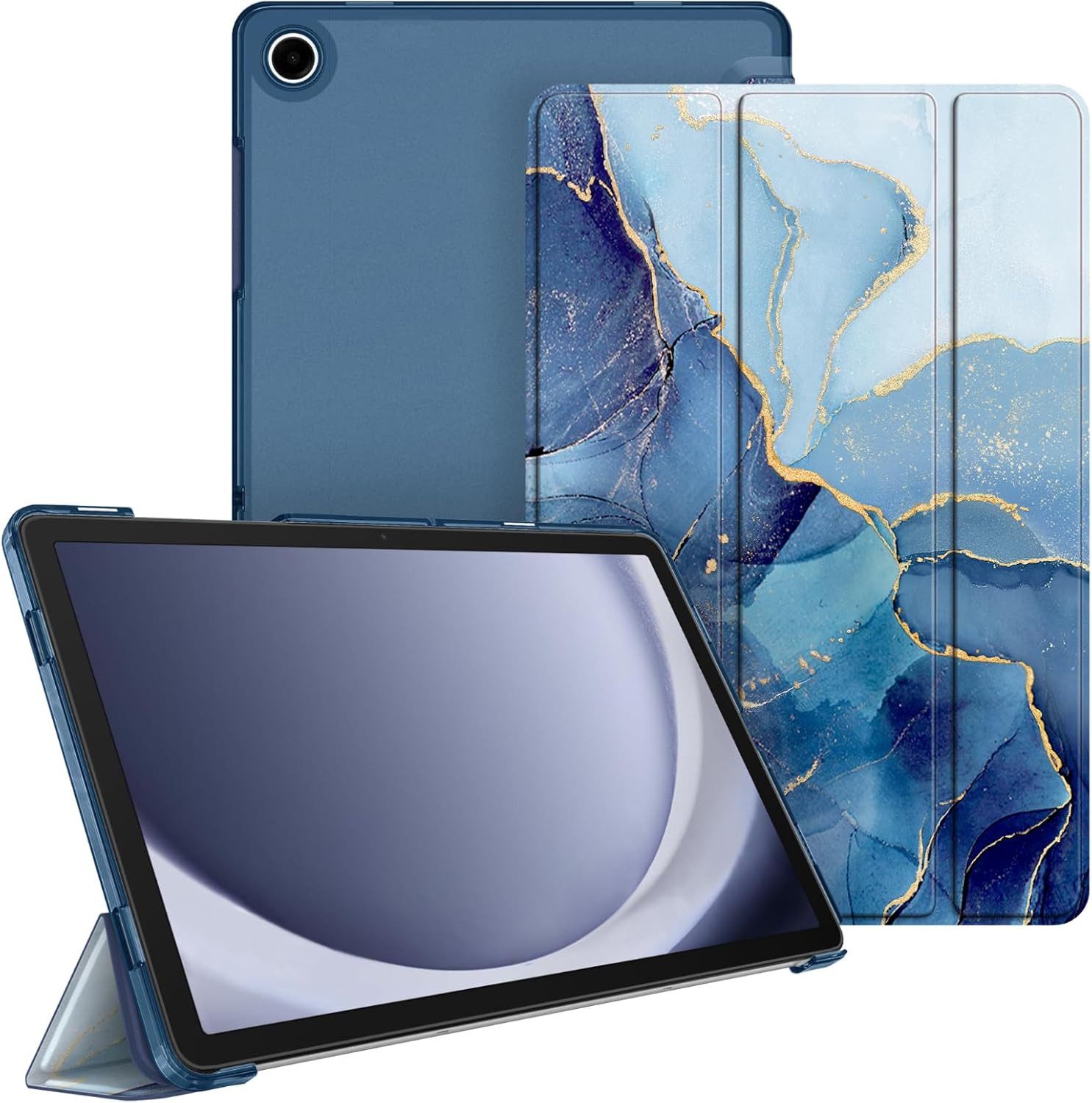 Fintie Tablet-Hülle für Samsung Galaxy Tab A11+ Plus 11" 2025 / Tab A9+ Plus 11 Zoll 2023 11 Zoll, Ultradünn Schutzhülle mit Translucent Rückseite in Matt-Optik Cover von Fintie