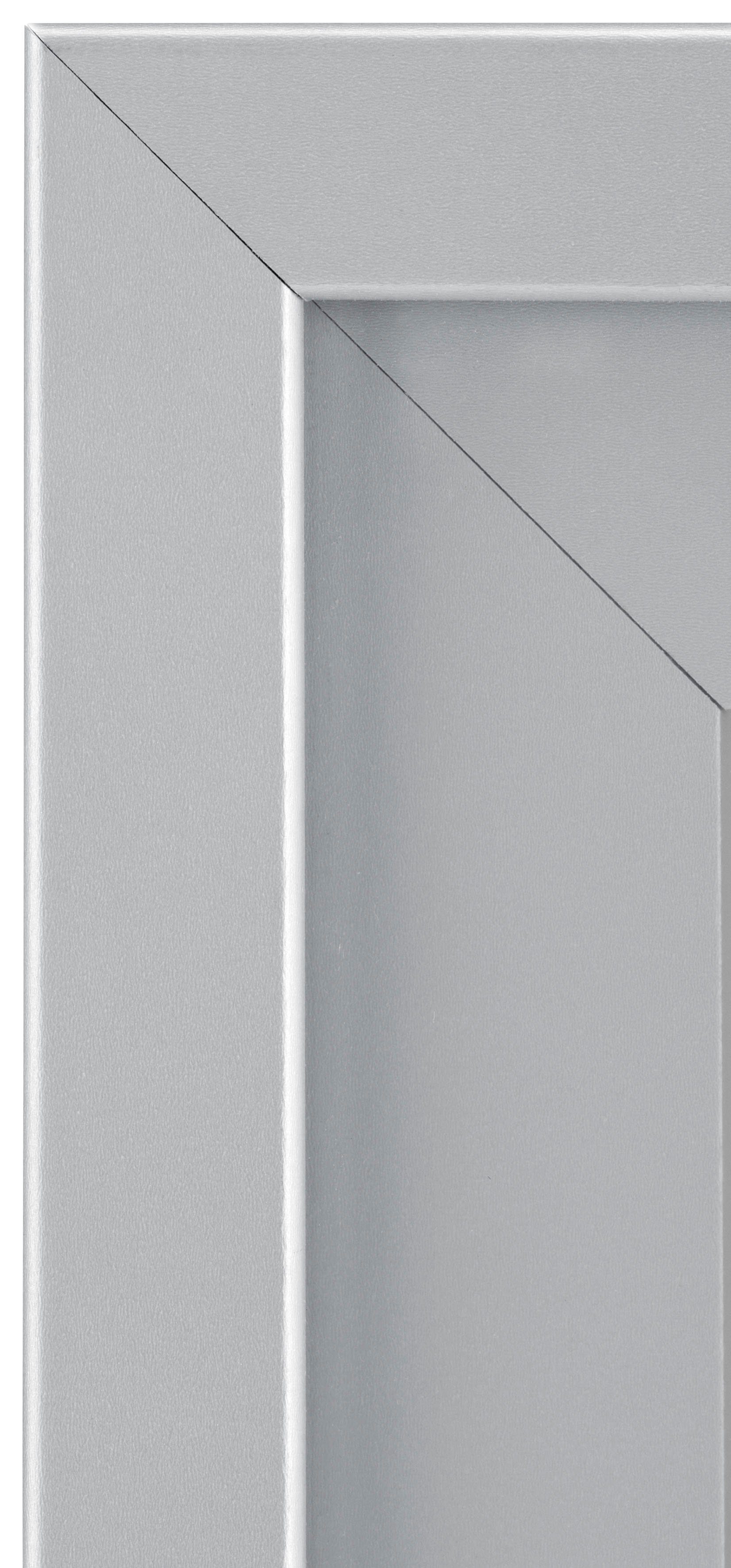 OPTIFIT Klapphängeschrank, Breite 50 weiß cm | alufarben/weiß