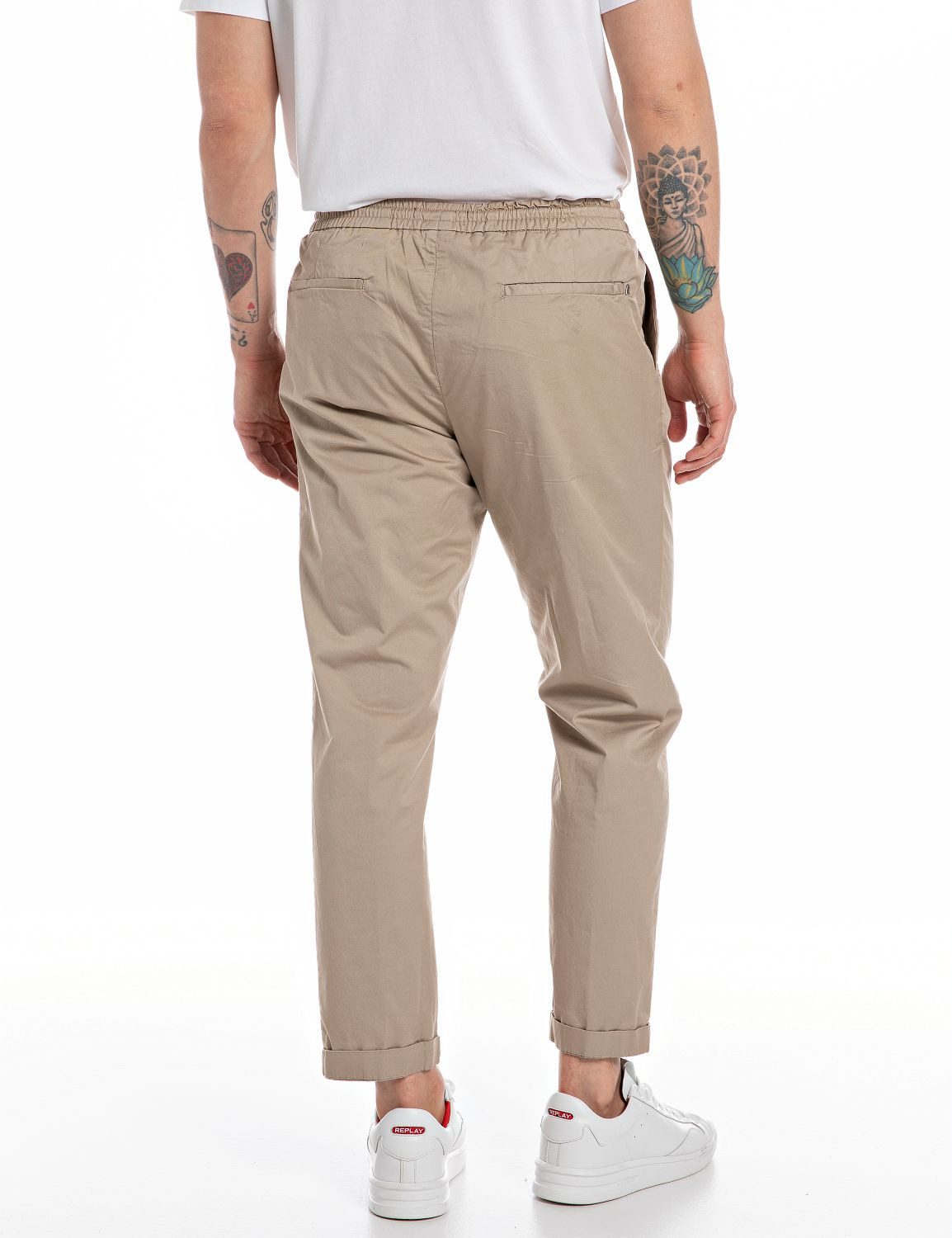 Replay Schlupfhose Regular Fit mit elastischem günstig online kaufen