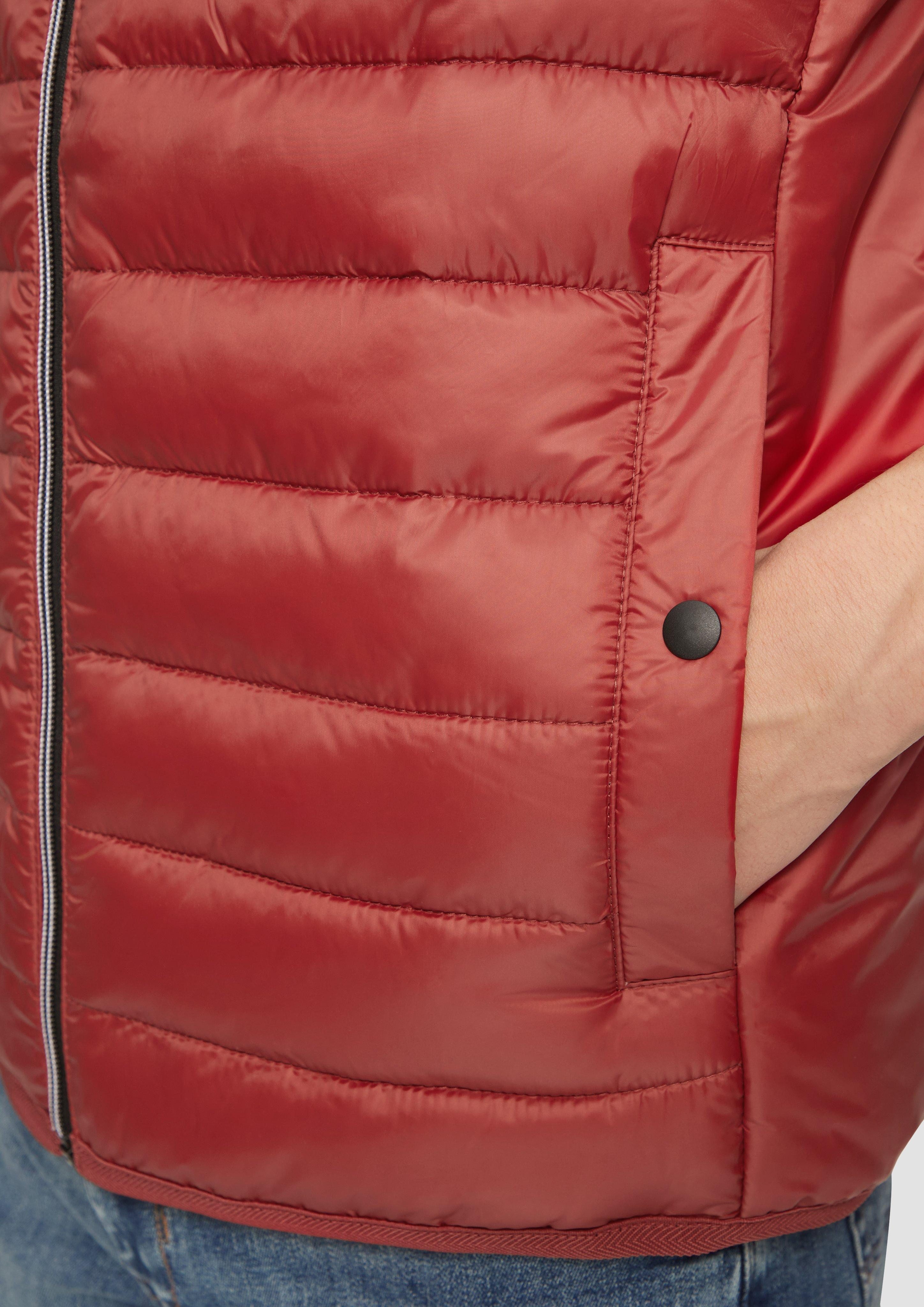 s.Oliver Funktionsweste Sportive Steppweste mit Kontrastdetails günstig online kaufen