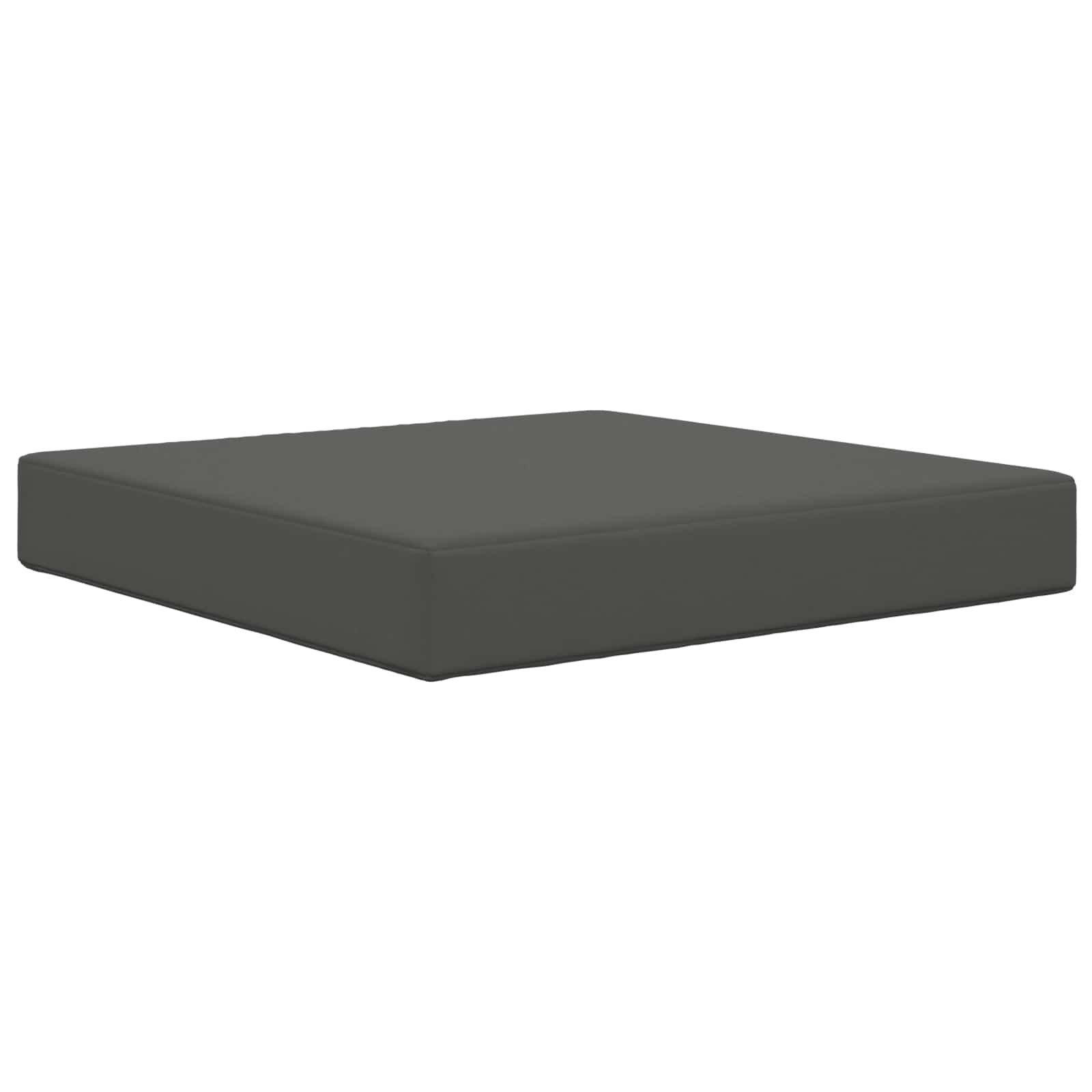 vidaXL Sitzauflage Sofakissen für draußen Polyester Anthrazit 60 x 60 cm, (1 St)