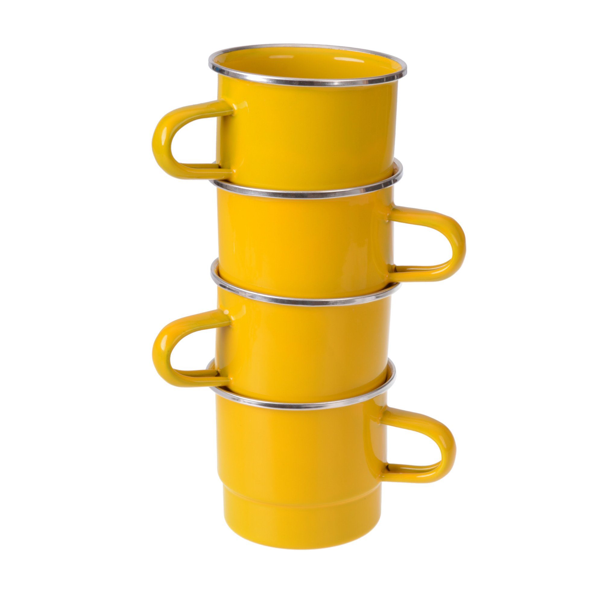 GRÄWE Geschirr-Set GRÄWE Stapelbecher emailliert 8 cm, Stahlblech
