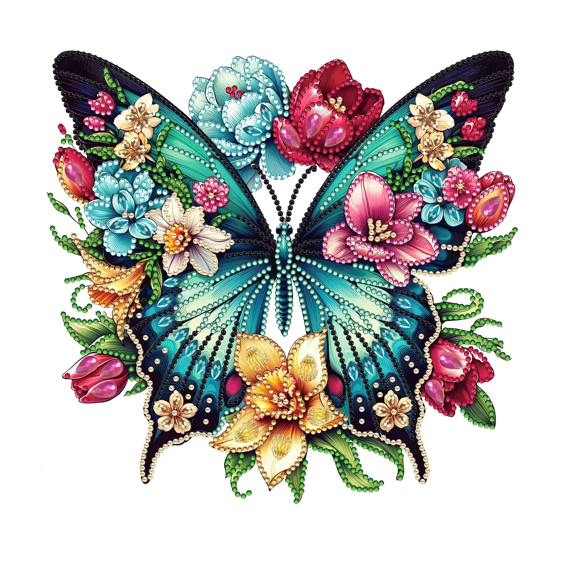 Kreativset 5d Diamond Painting Set, Schmetterling Diamant Malerei