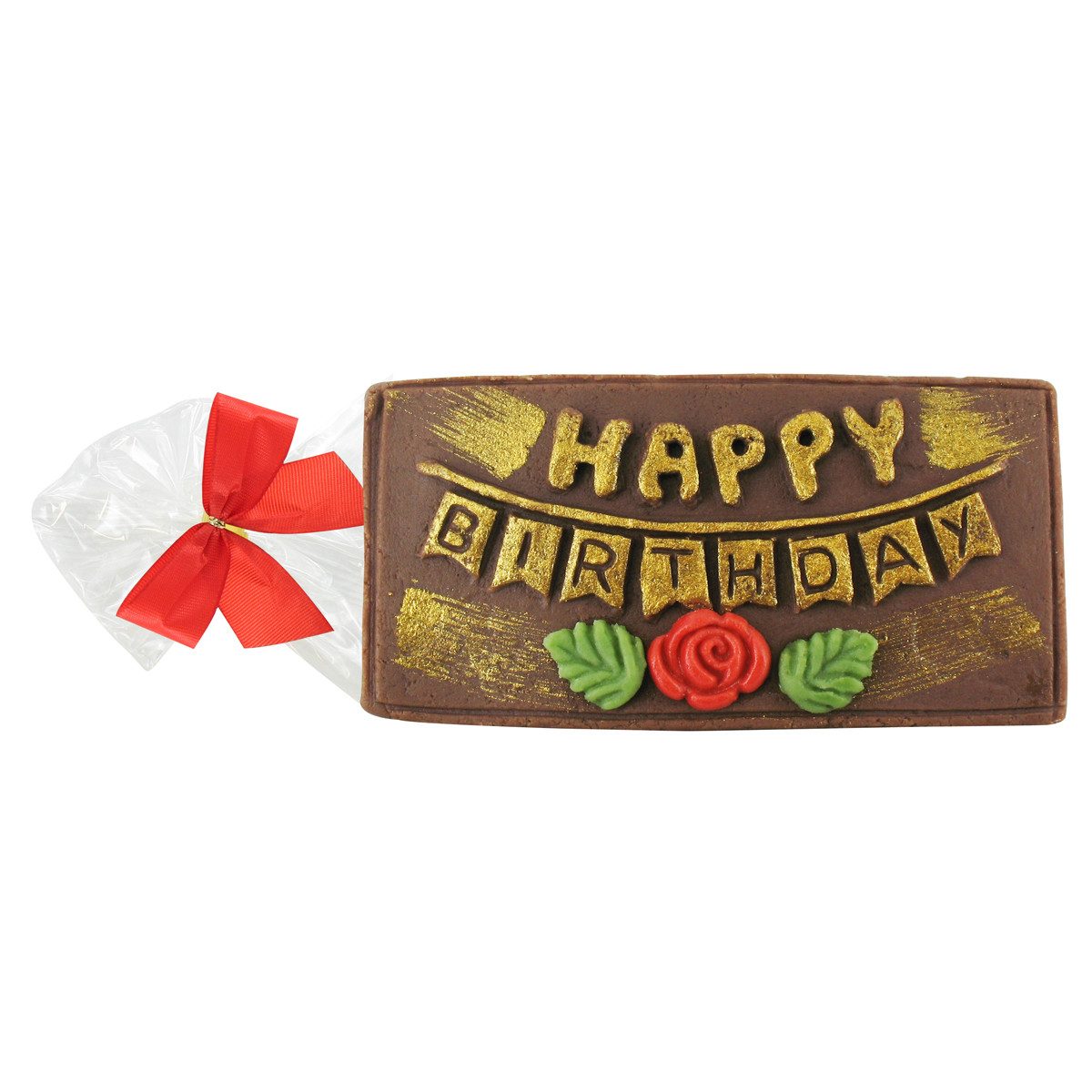 Odenwälder Marzipankonditorei Süßigkeit, Odenwälder Marzipan Tafel Schokolade Happy Birthday mit Rose 150g