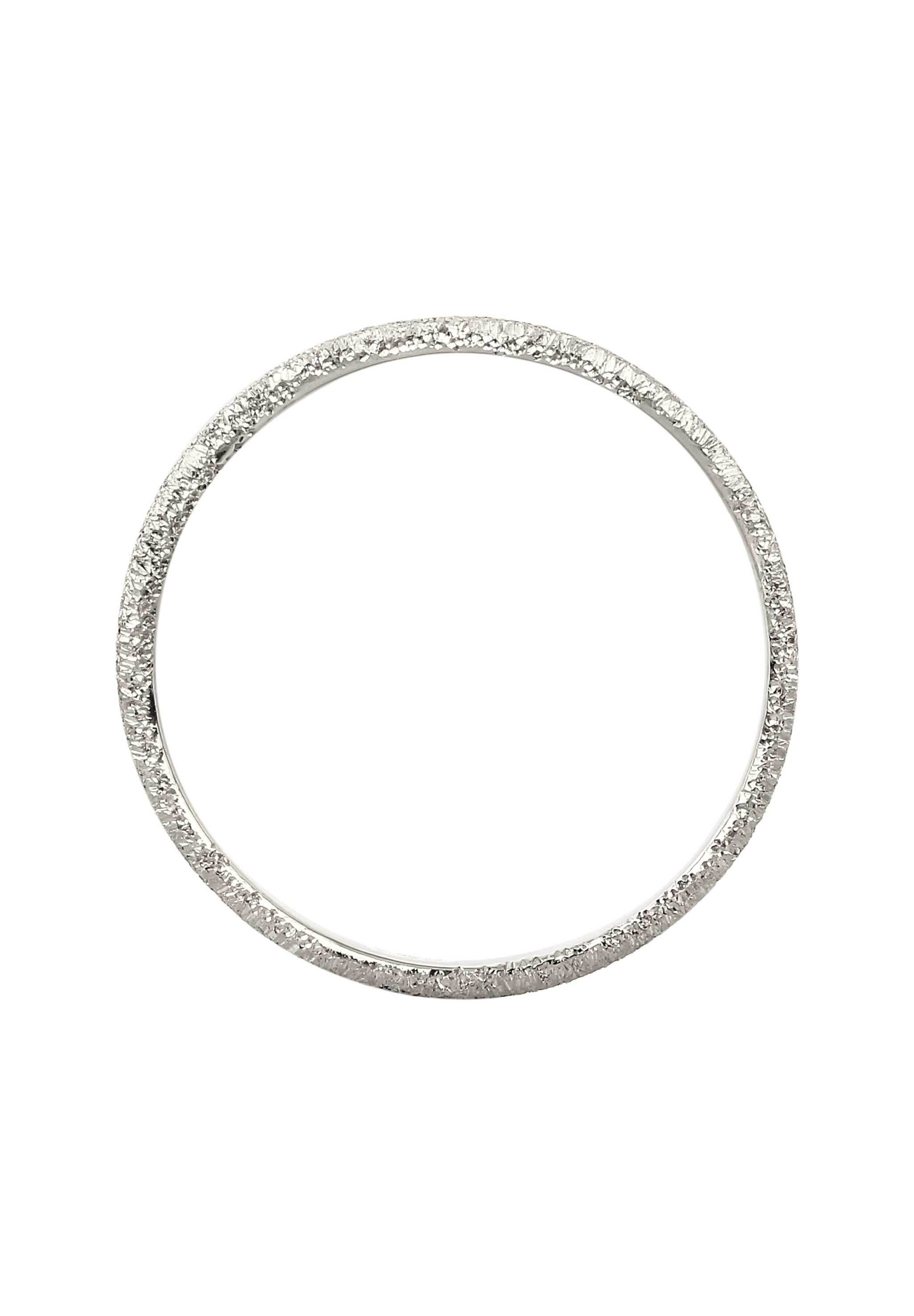 Kuzzoi Silberring Bandring strukturiert 925 Sterling Silber