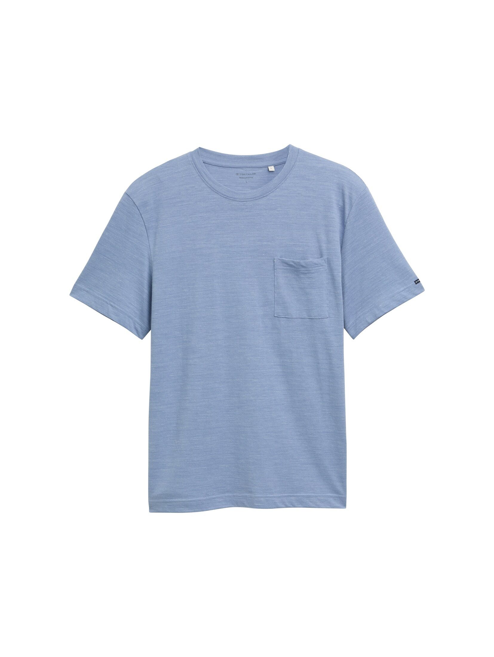 Tom Tailor Herren T-Shirt T-SHIRT WITH POCKET - Regular Fit günstig online kaufen