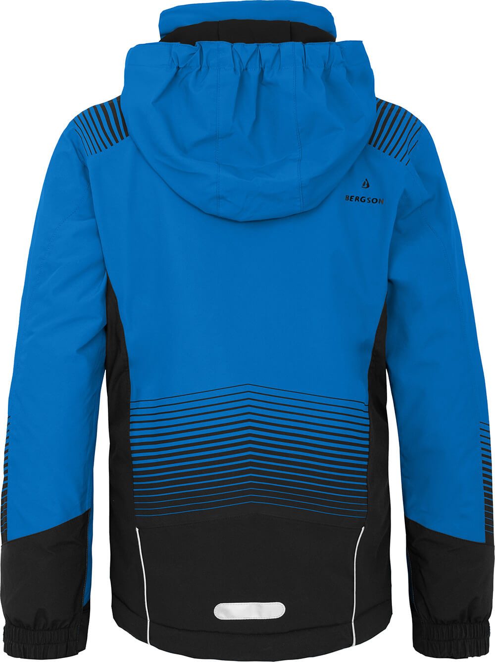 Bergson Skijacke VEIKO Kinder Skijacke, warm, funktional und stylisch, Normalgrößen, blau