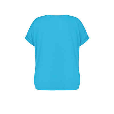 Samoon T-Shirt blau (1-tlg)