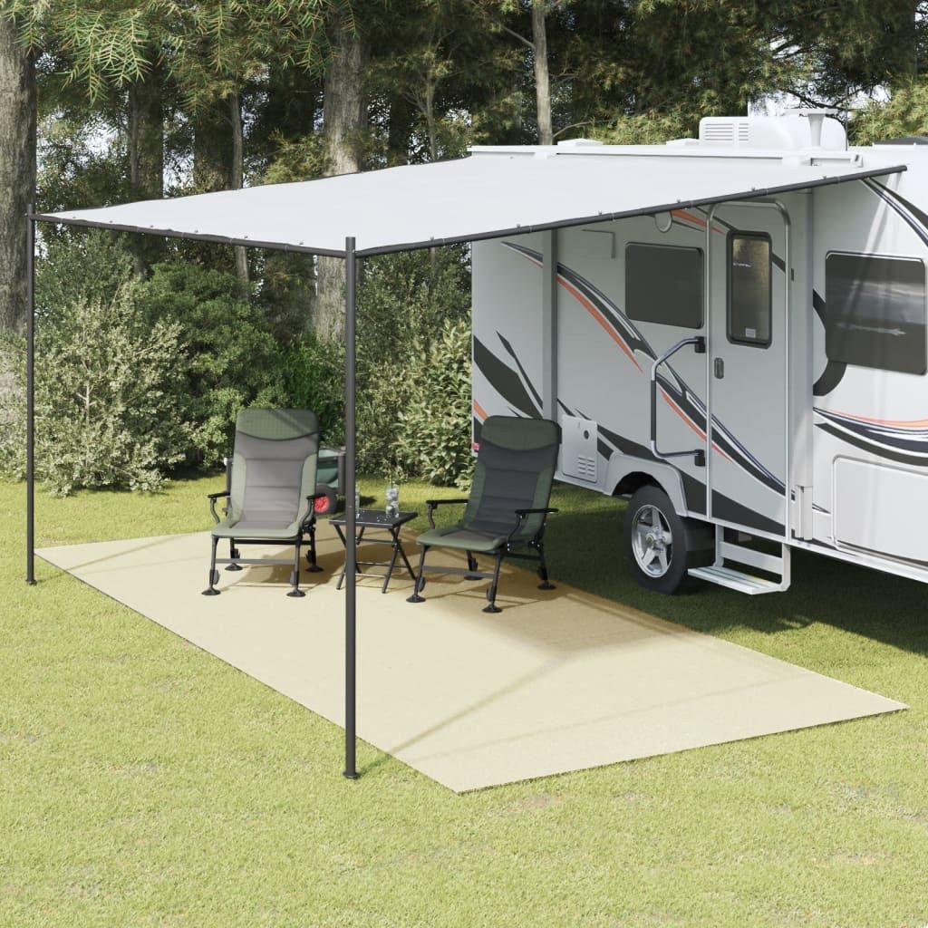 vidaXL Zeltteppiche Zeltteppich Creme 5,5x2,5 m