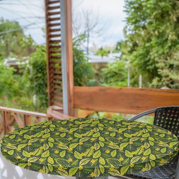 Abakuhaus Tischdecke Rundum-elastische Stofftischdecke, Blumen Hawaii-Blumen und Blätter