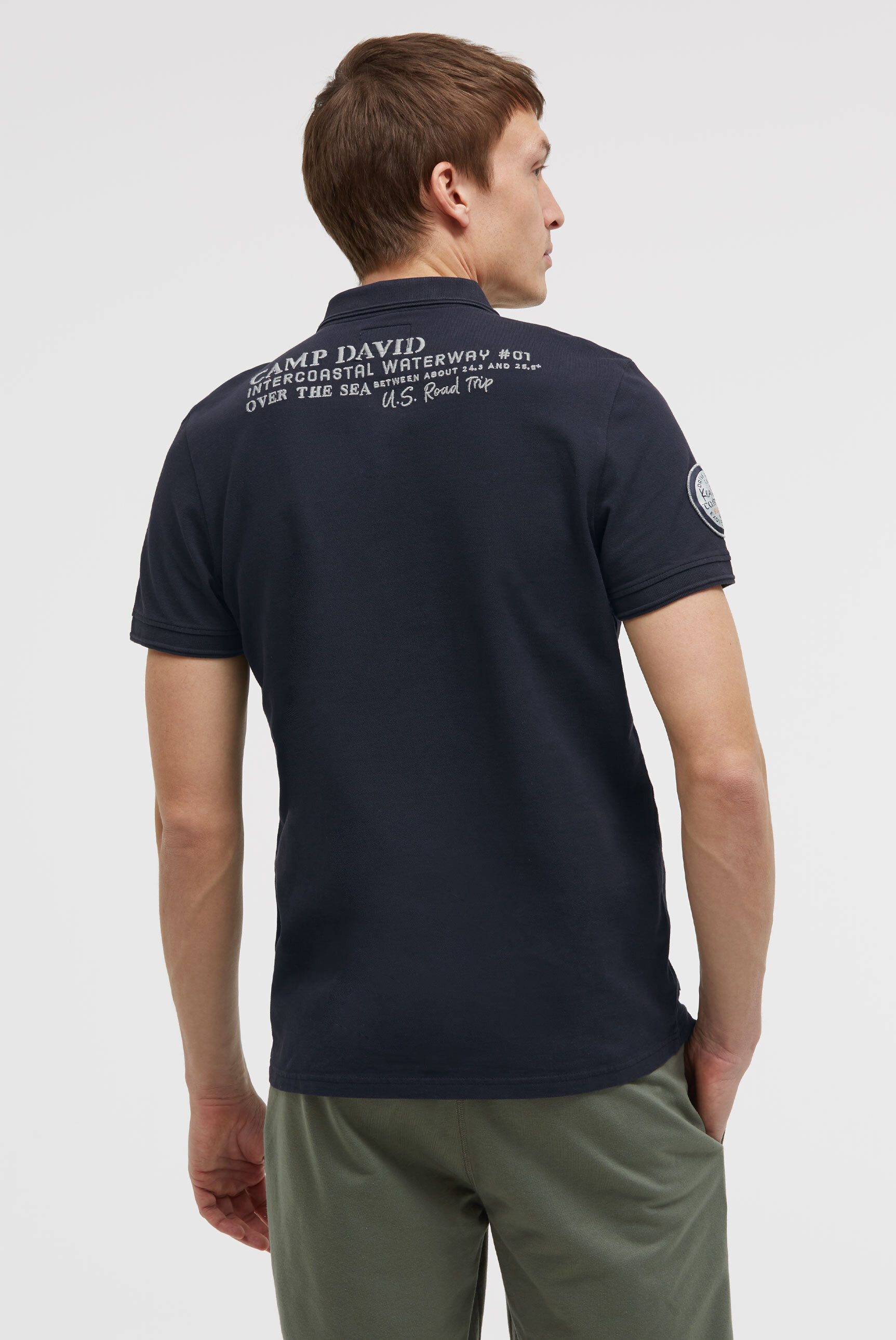 CAMP DAVID Poloshirt aus Baumwolle
