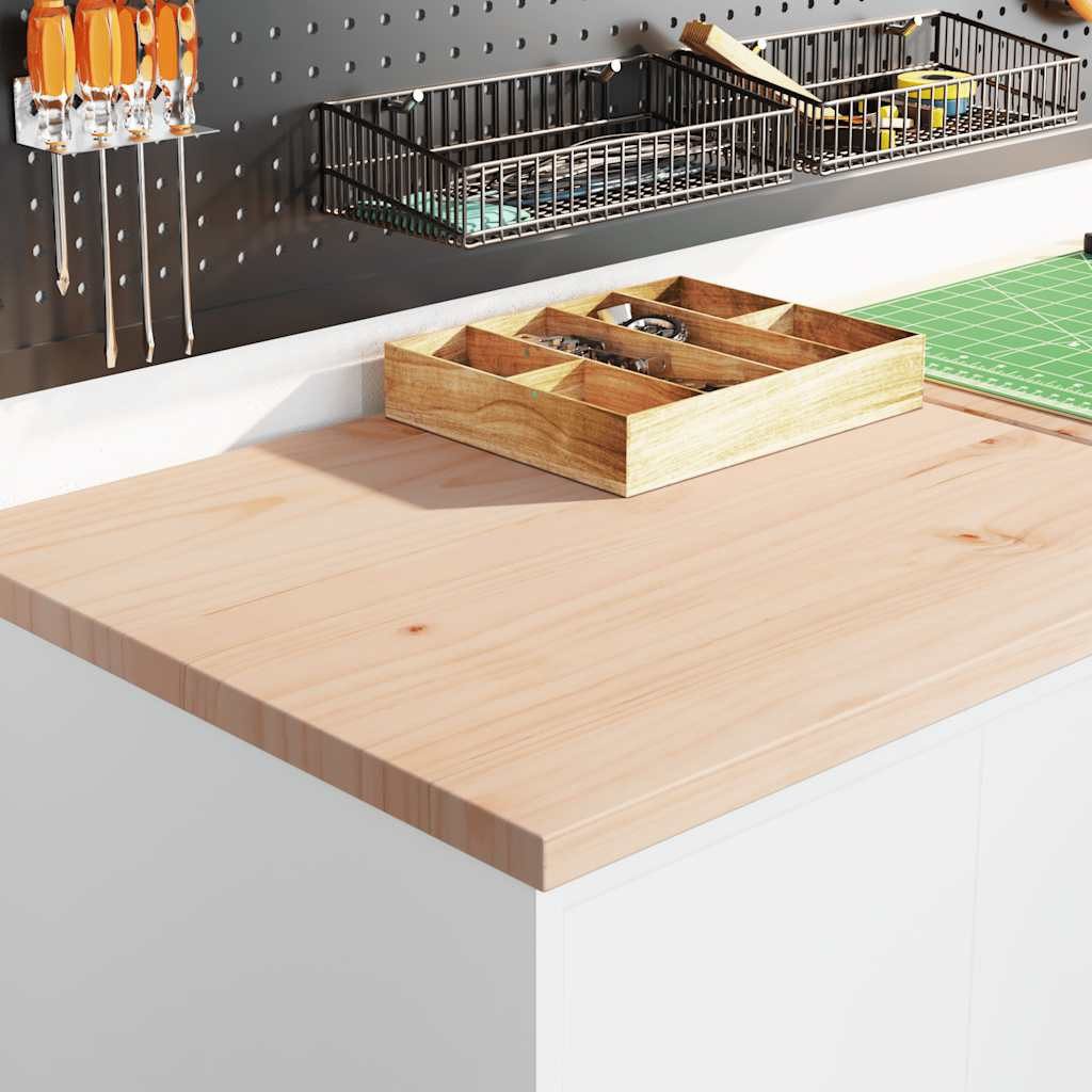 vidaXL Werkzeugschrank Garagen-Aufbewahrungsschrank Weiß 60x51x85 cm Massivholz Kiefer (1-St)