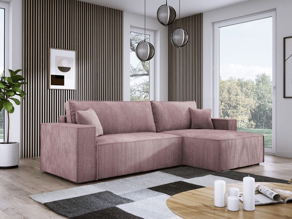 Baidani Ecksofa Sofa Velanova Cord, mit günstig online kaufen