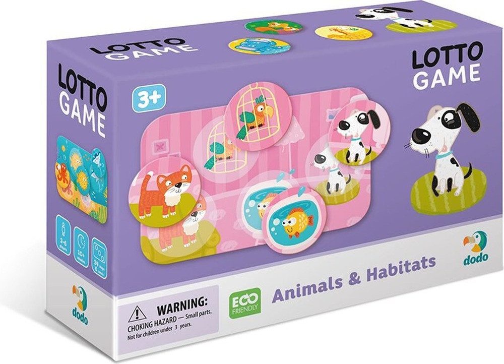dodo Spielesammlung DODO Lottotiere und ihre Behausungen