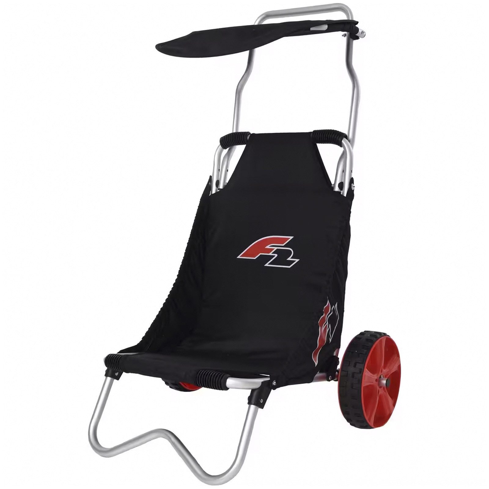 F2 SUP-Transportwagen F2 Transportwagen Beach Buggy Deluxe Schwarz